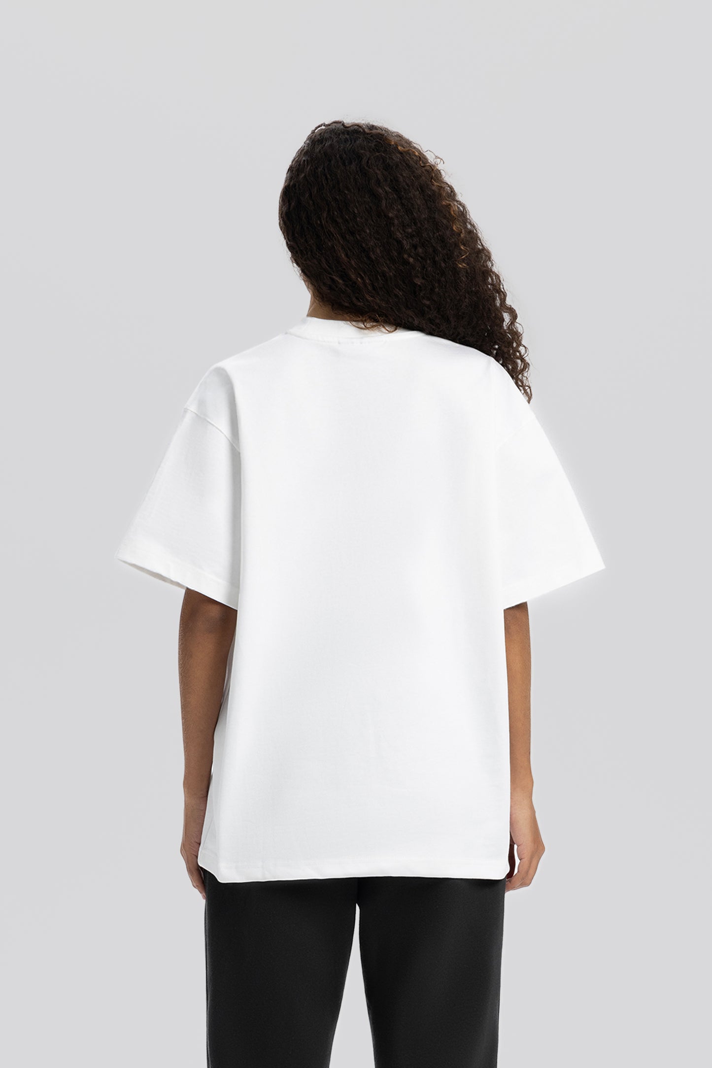 Flaw Embroidery White Star Tee