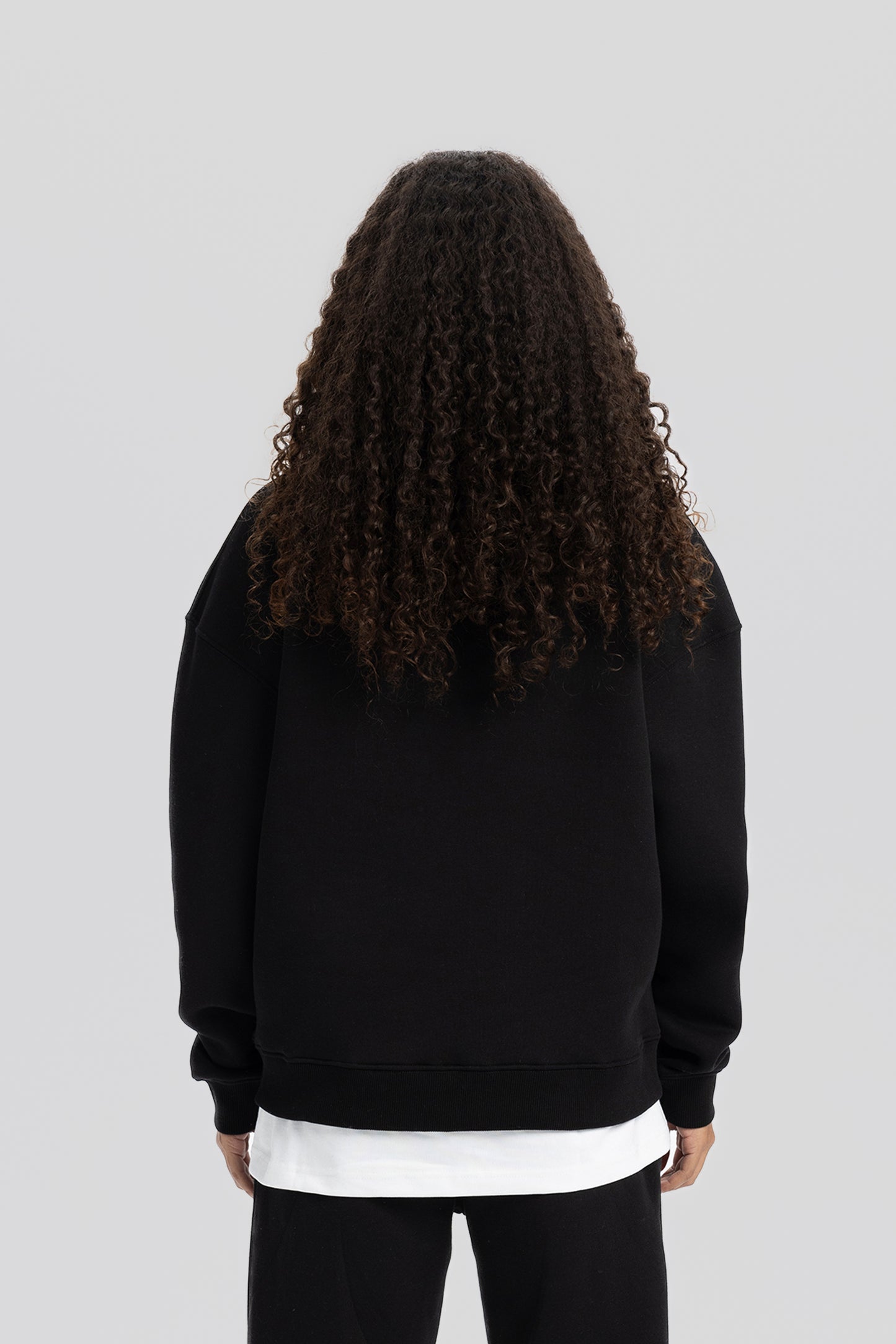 Flawcult besticktes schwarzes Sweatshirt