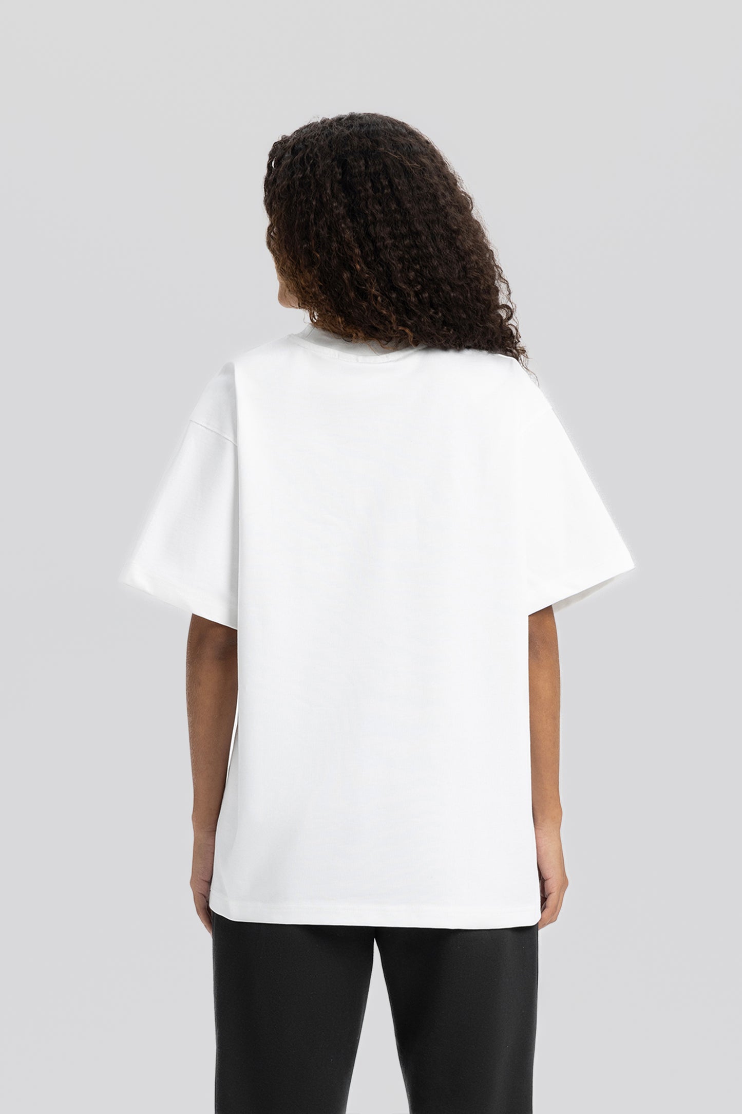 Hype - F Hologram White Print Tee