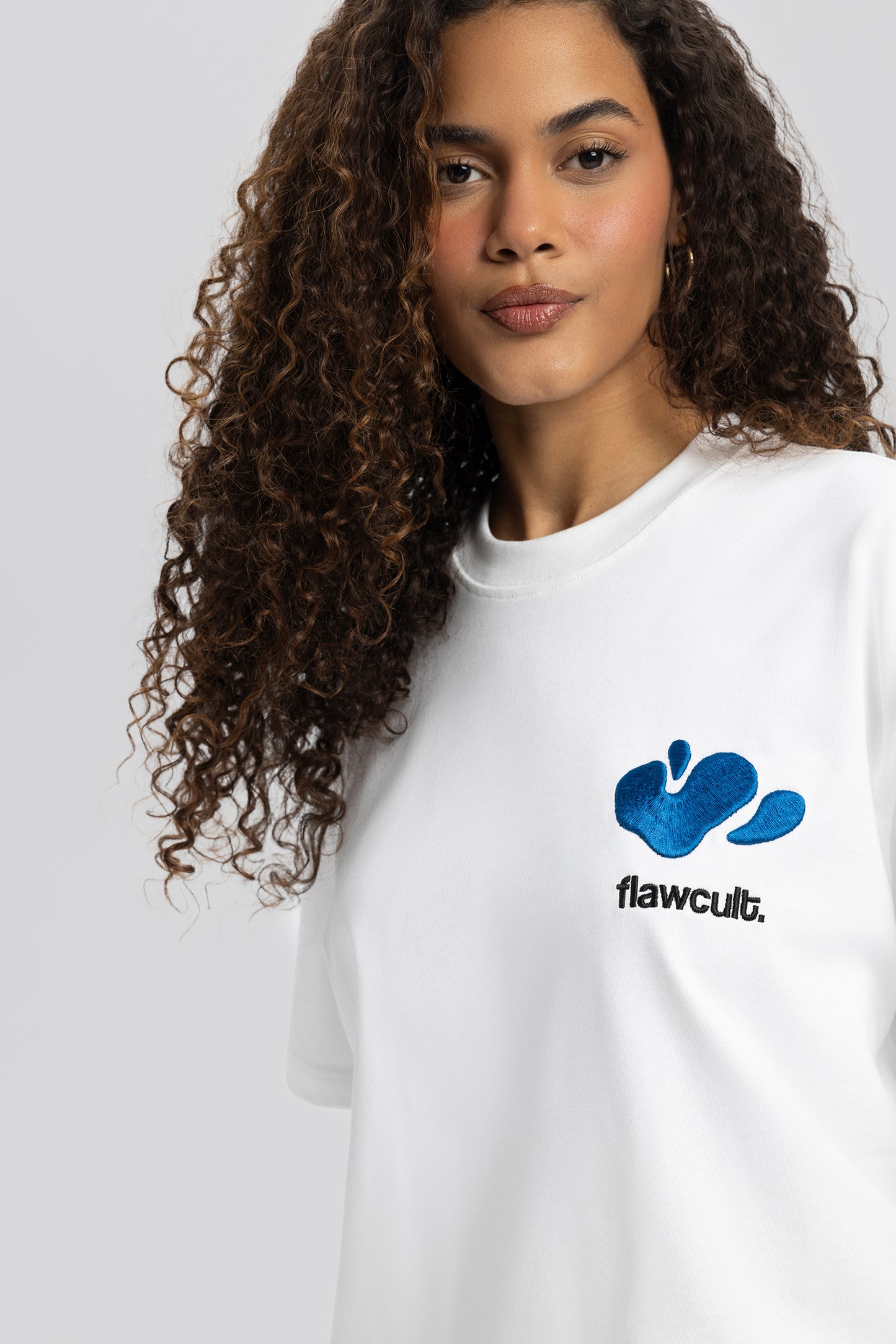 Flawcult Hand Patch White Tee