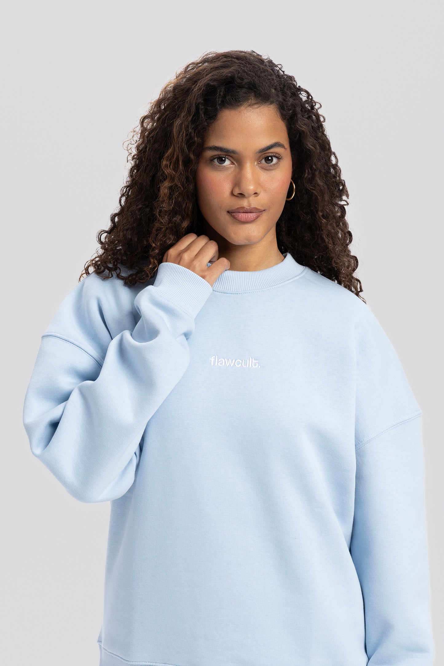 Basic Baby Blue Sweatshirt