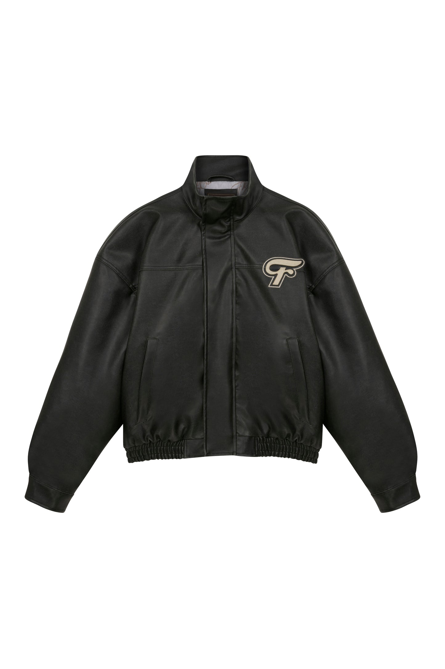 "THE MUST" LEATHER 90'S VINTAGE JACKET BLACK