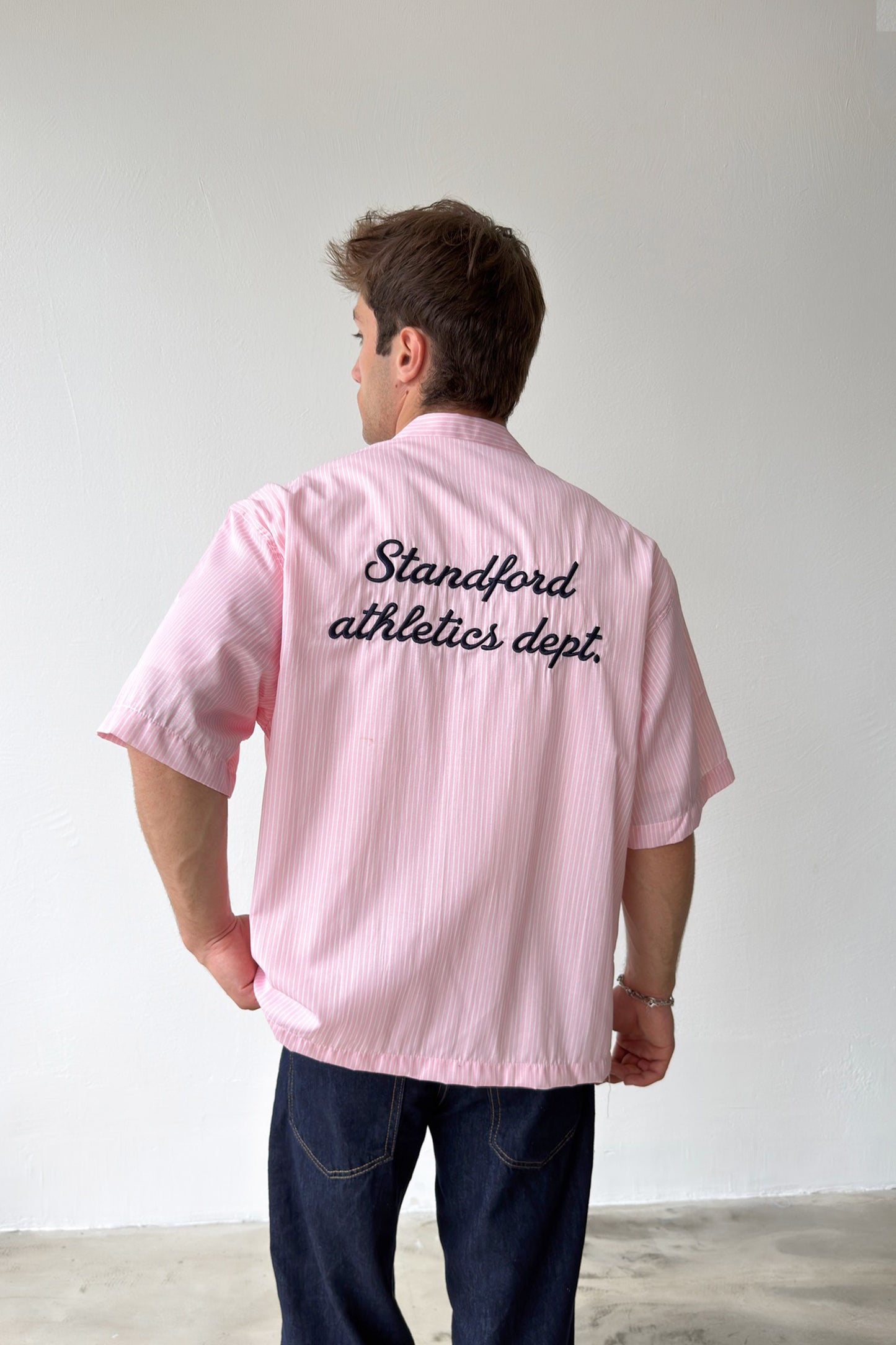 Apache Collar Stanford Embroidered Oversize Shirt