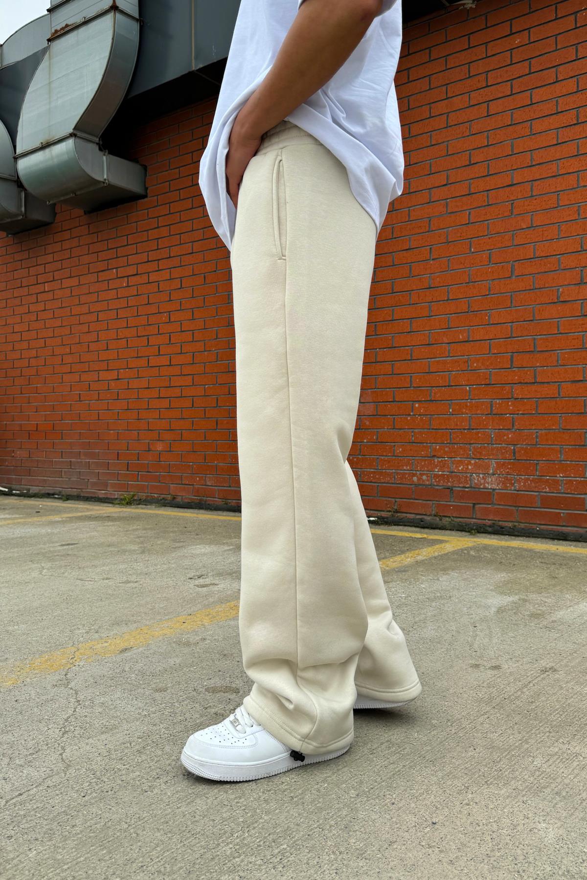 Adjustable Leg Basic Baggy Sweatpants