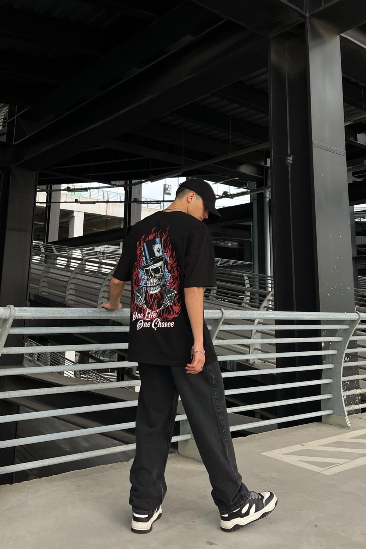 Basic Baggy Jeans Anthracite