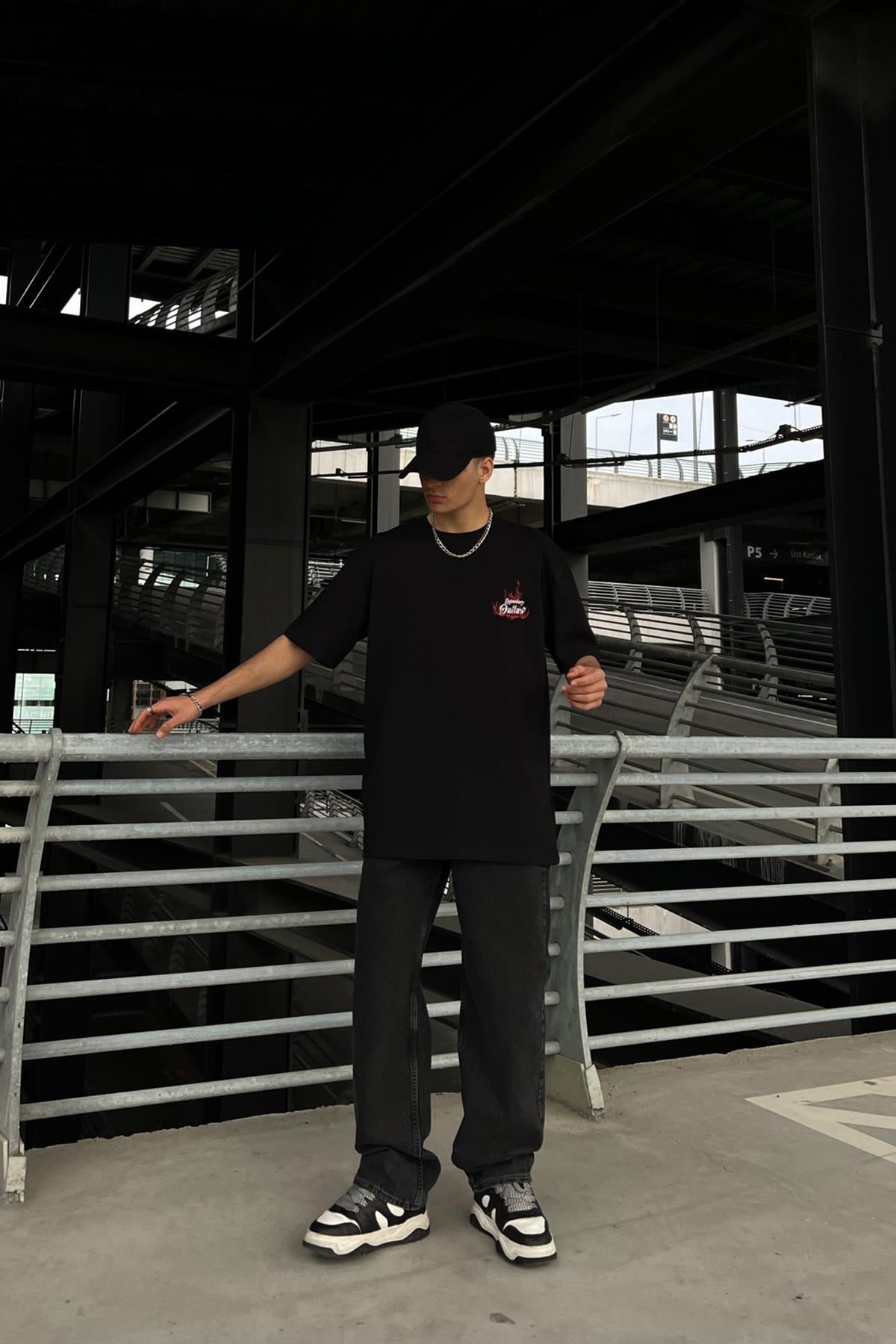 Basic Baggy Jeans Anthracite