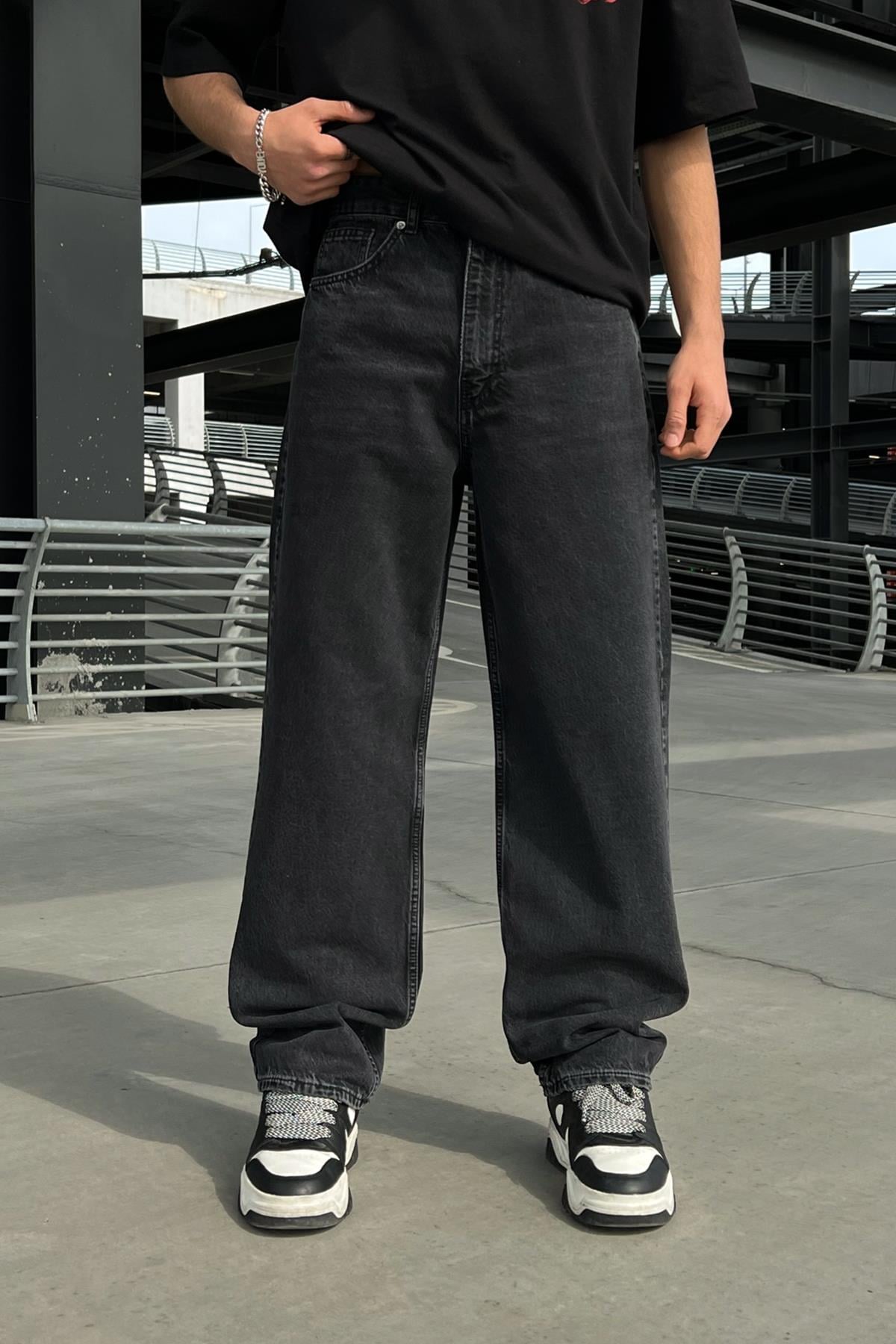 Basic Baggy Jeans Anthracite