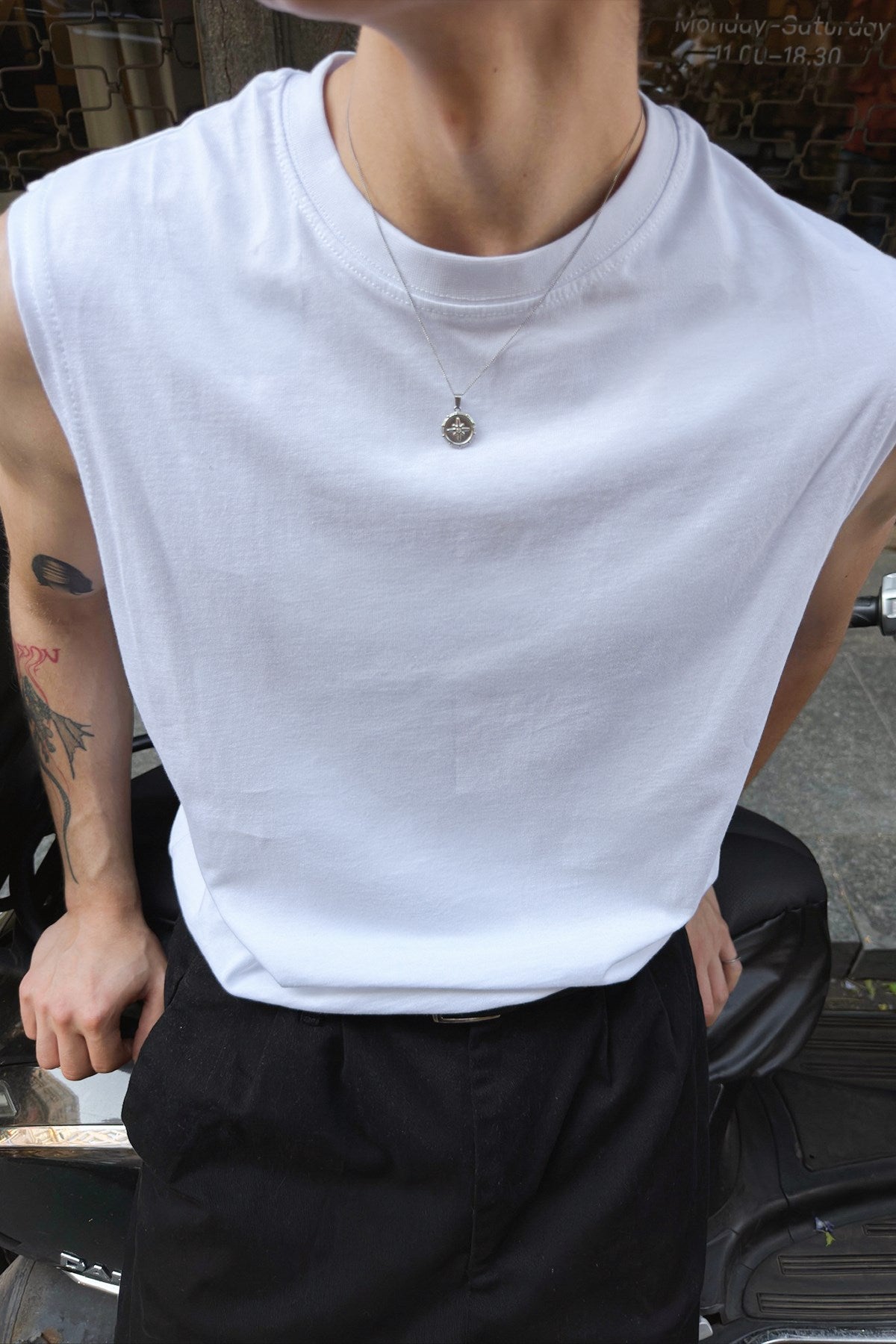 Basic White Tank T-shirt