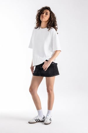 Basic Boxy Fit White T-shirt