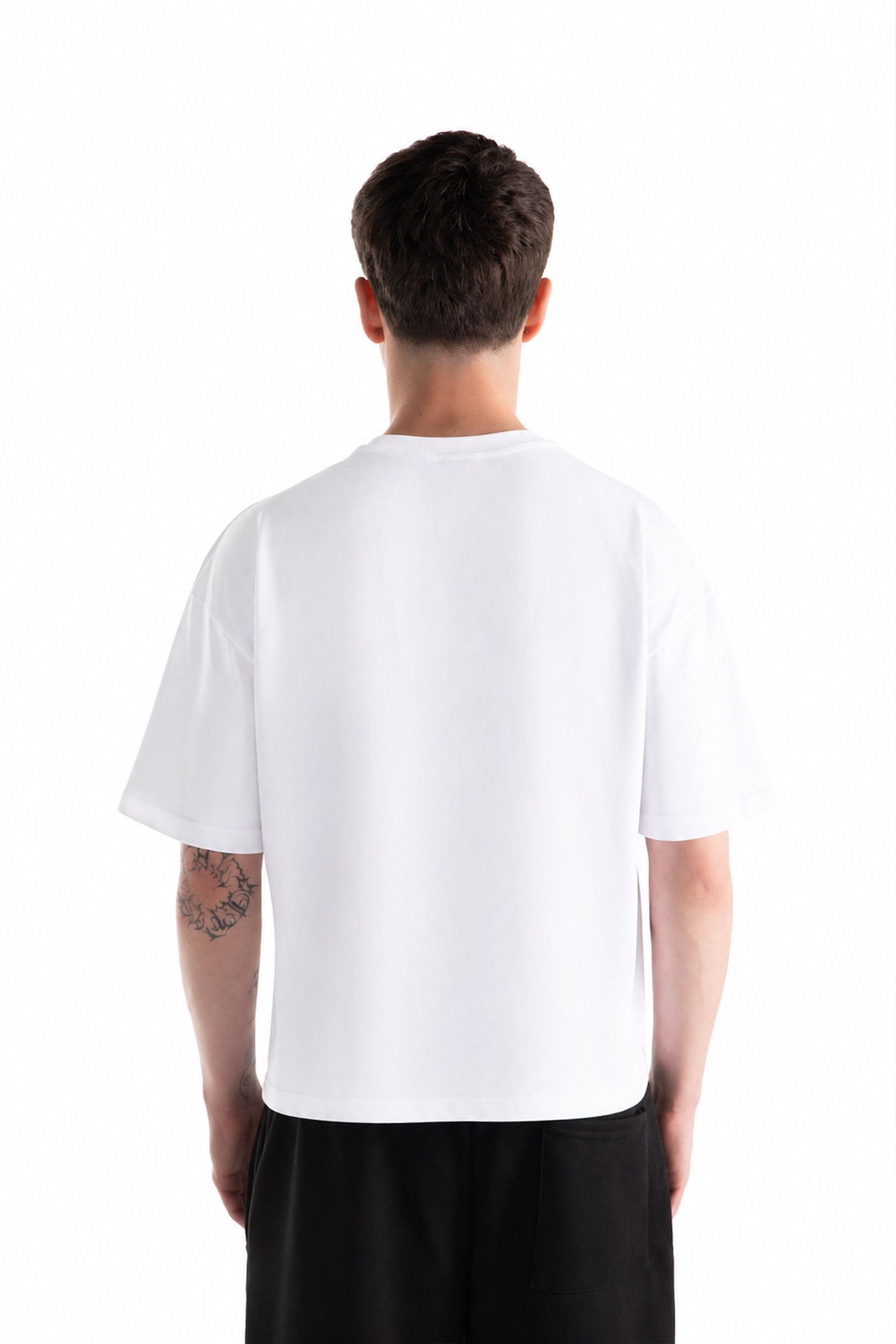 Basic Boxy Fit White T-shirt