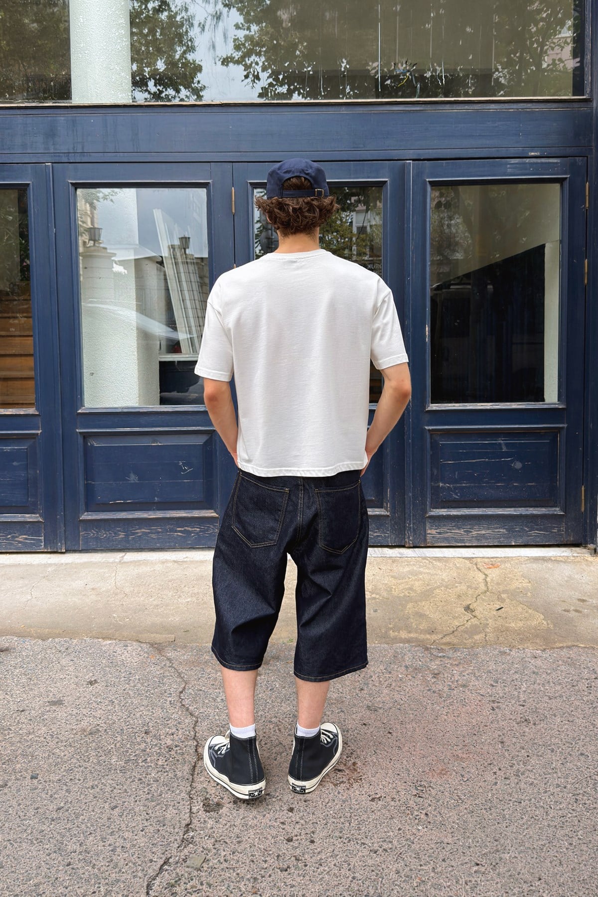 Basic Boxy Fit Off-White T-shirt