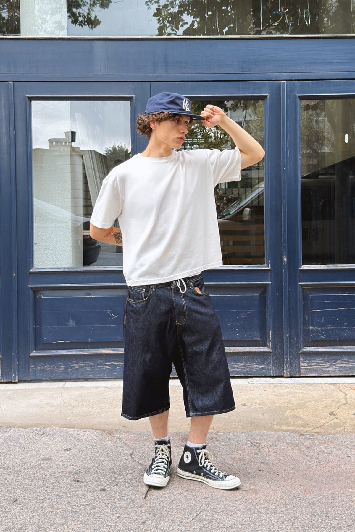 Basic Boxy Fit Off-White T-shirt