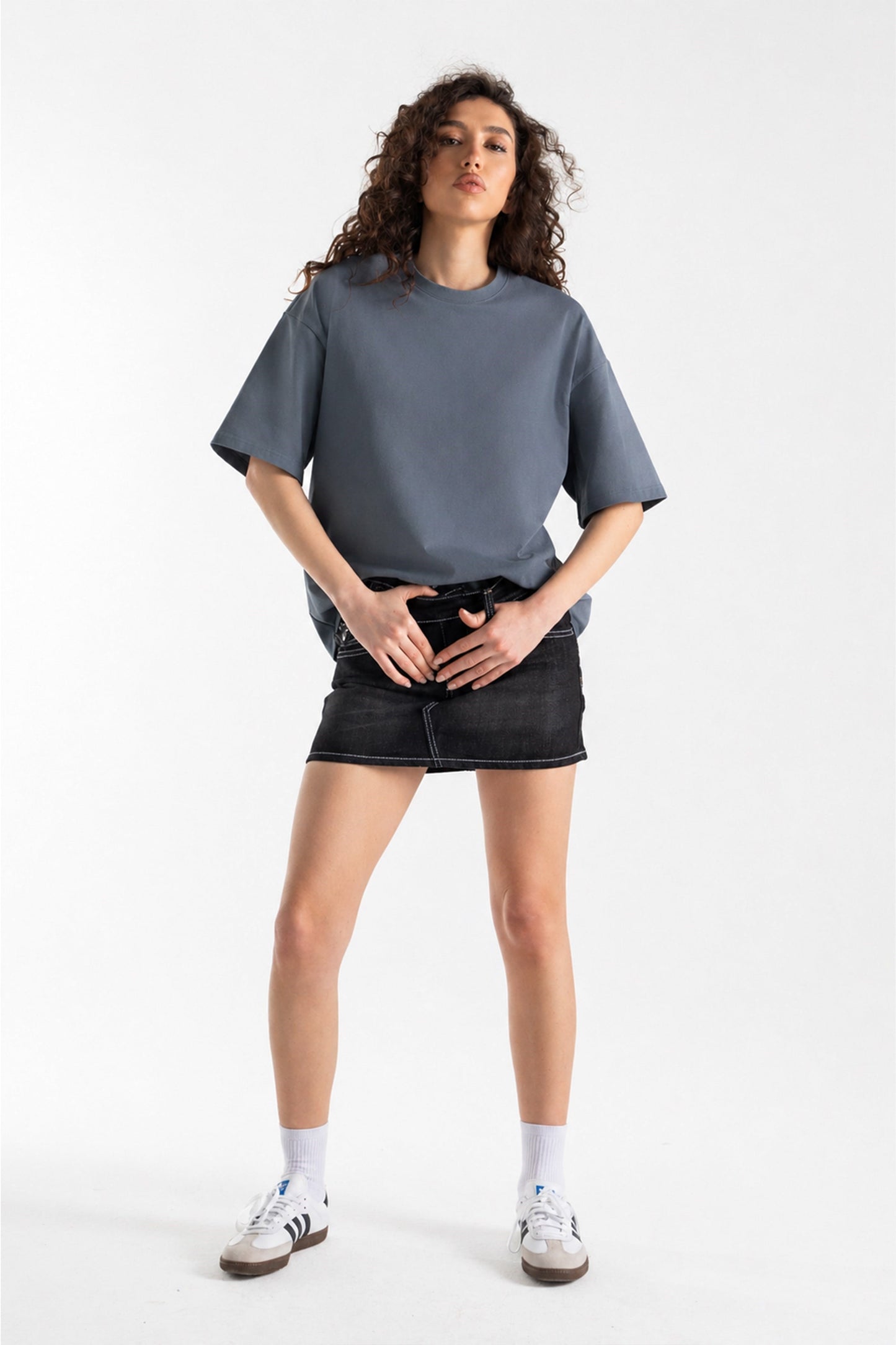 Basic Boxy Fit Grey T-shirt
