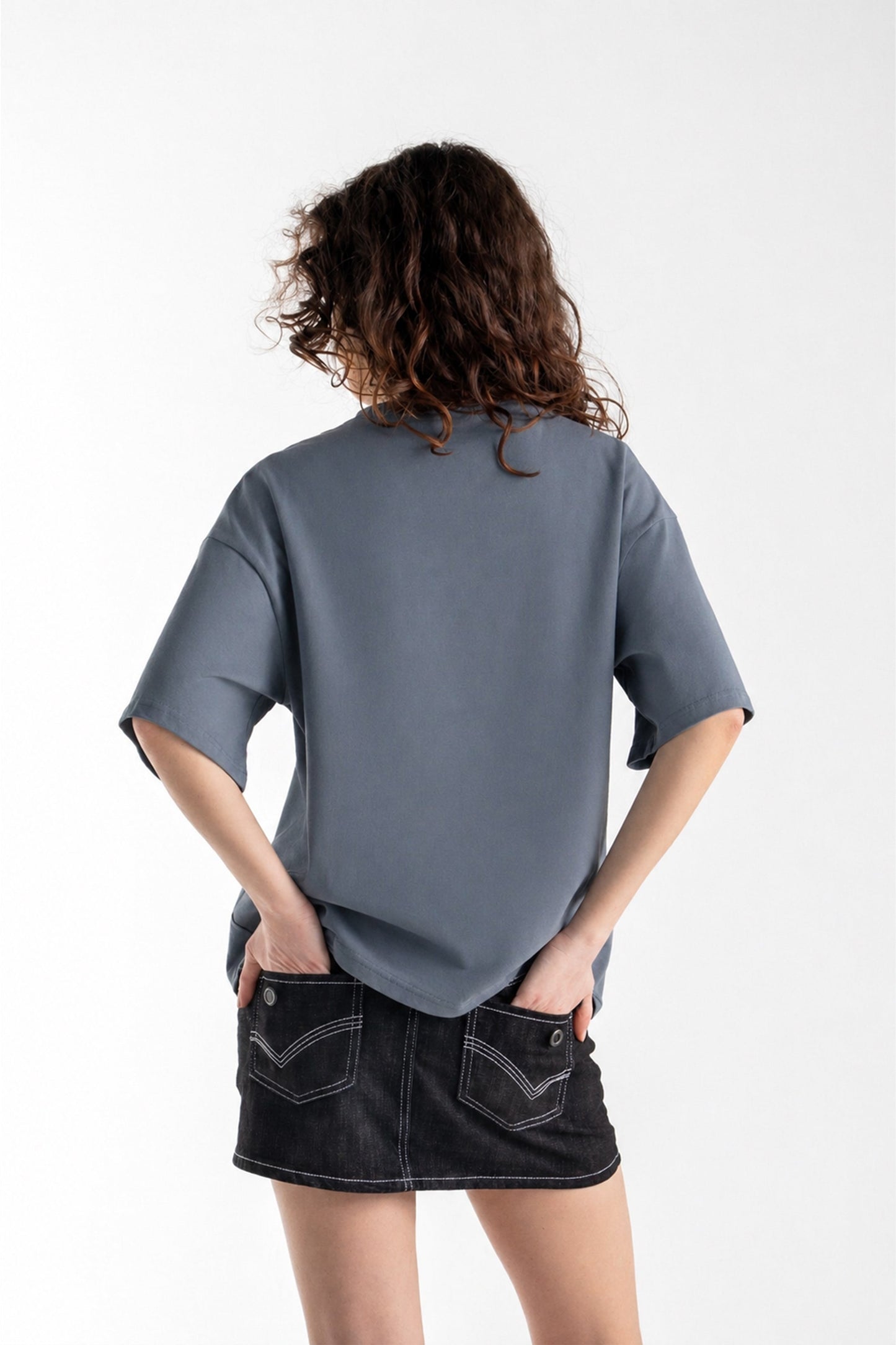 Basic Boxy Fit Grey T-shirt