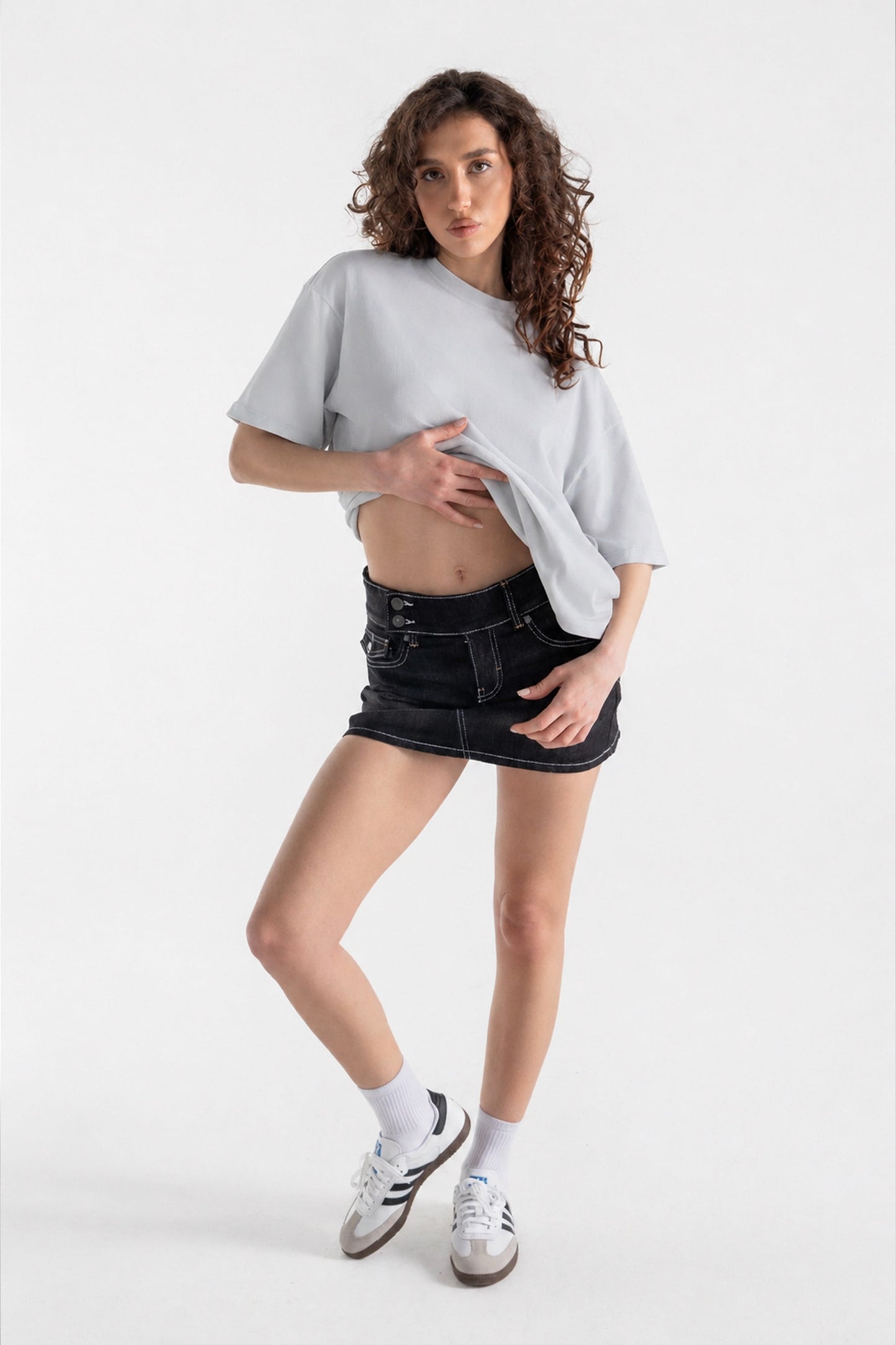 Basic Boxy Fit Stone Colored T-shirt