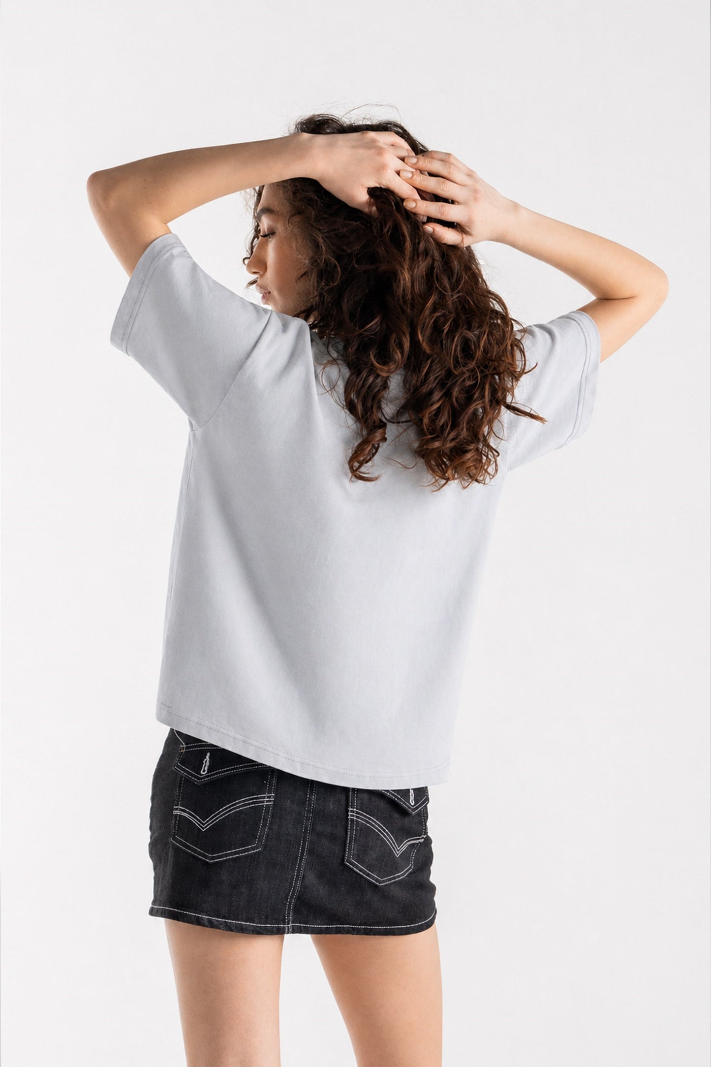 Basic Boxy Fit Stone Colored T-shirt