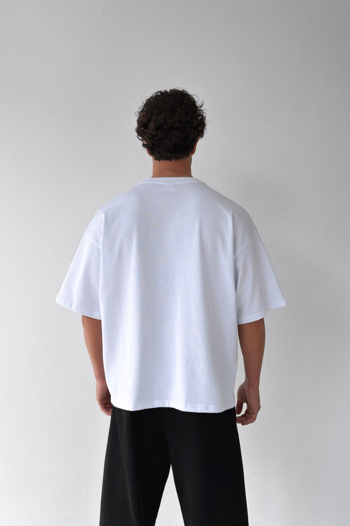 Basic Boxy Fit White T-shirt