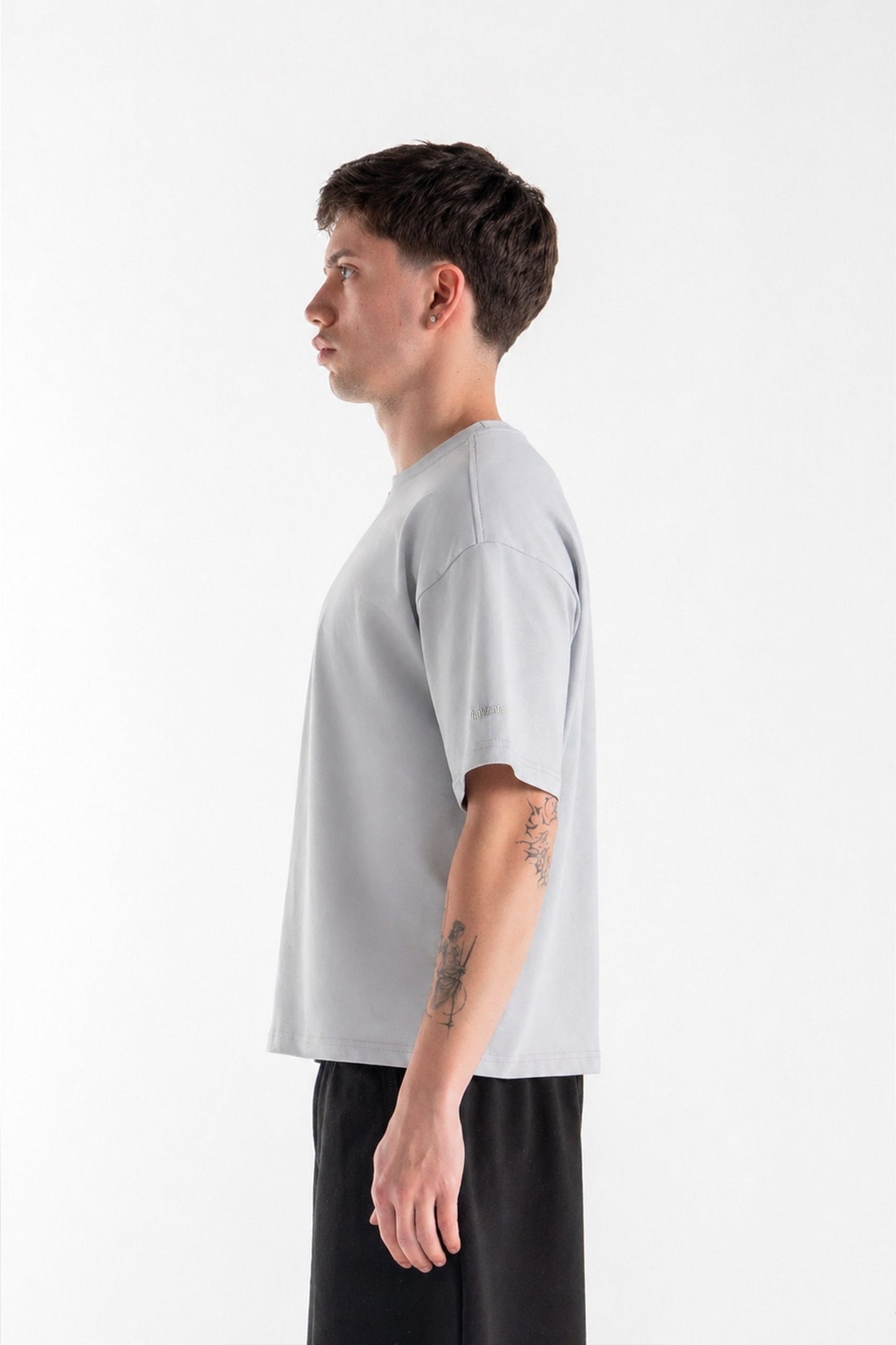 Basic Boxy Fit Stone Colored T-shirt