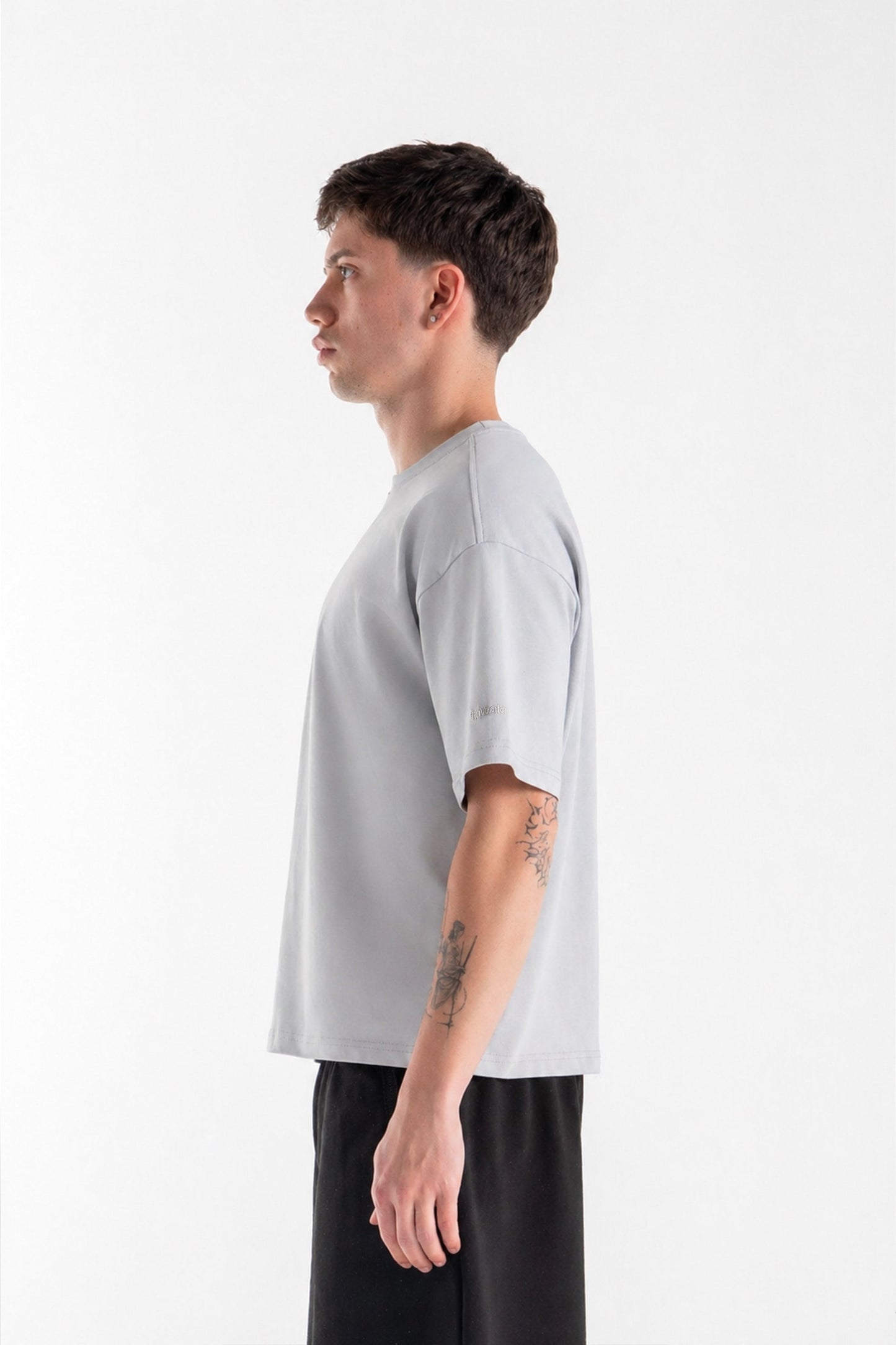Basic Boxy Fit Stone Colored T-shirt