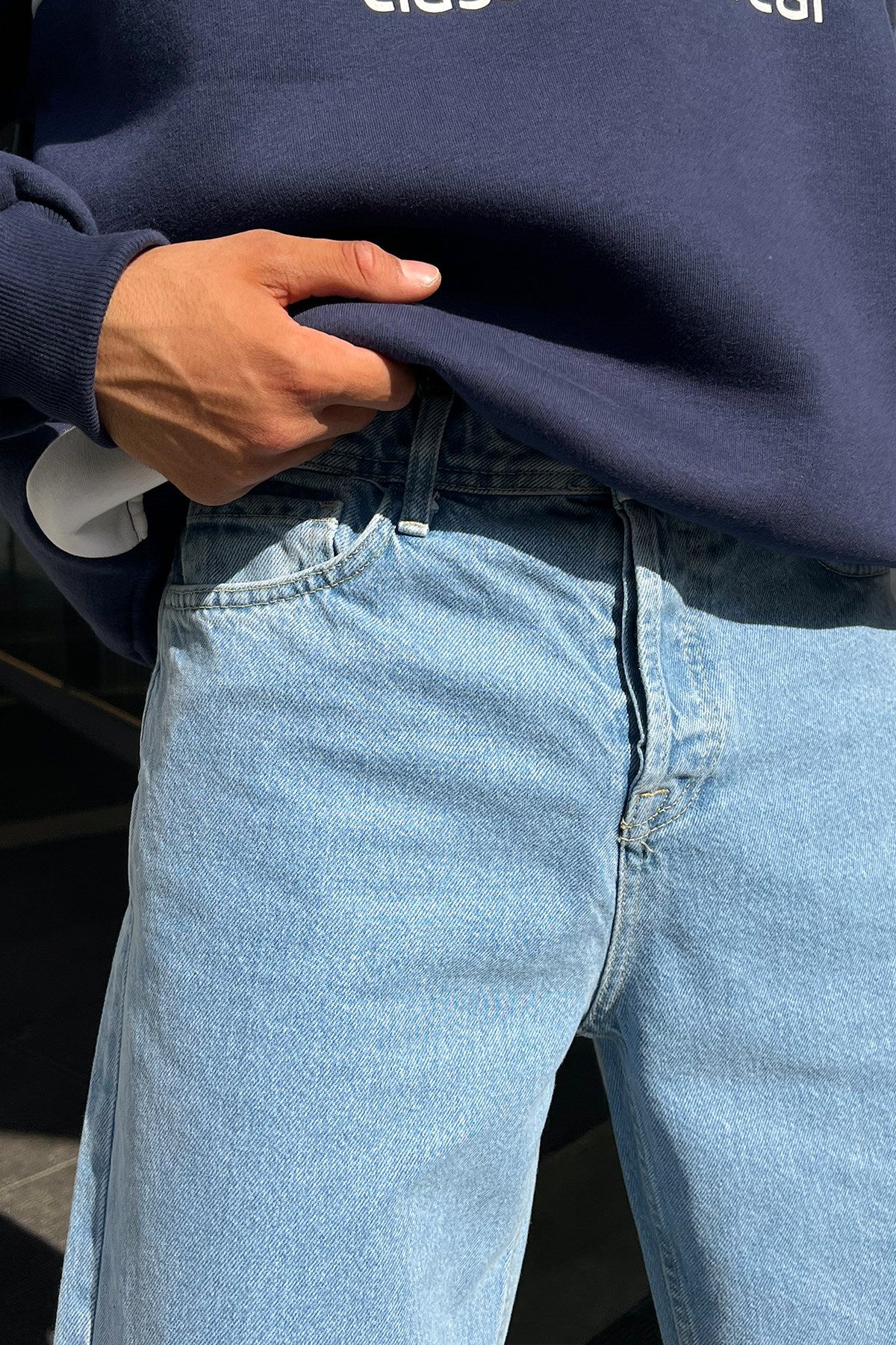 Basic Baggy Jeans Ice