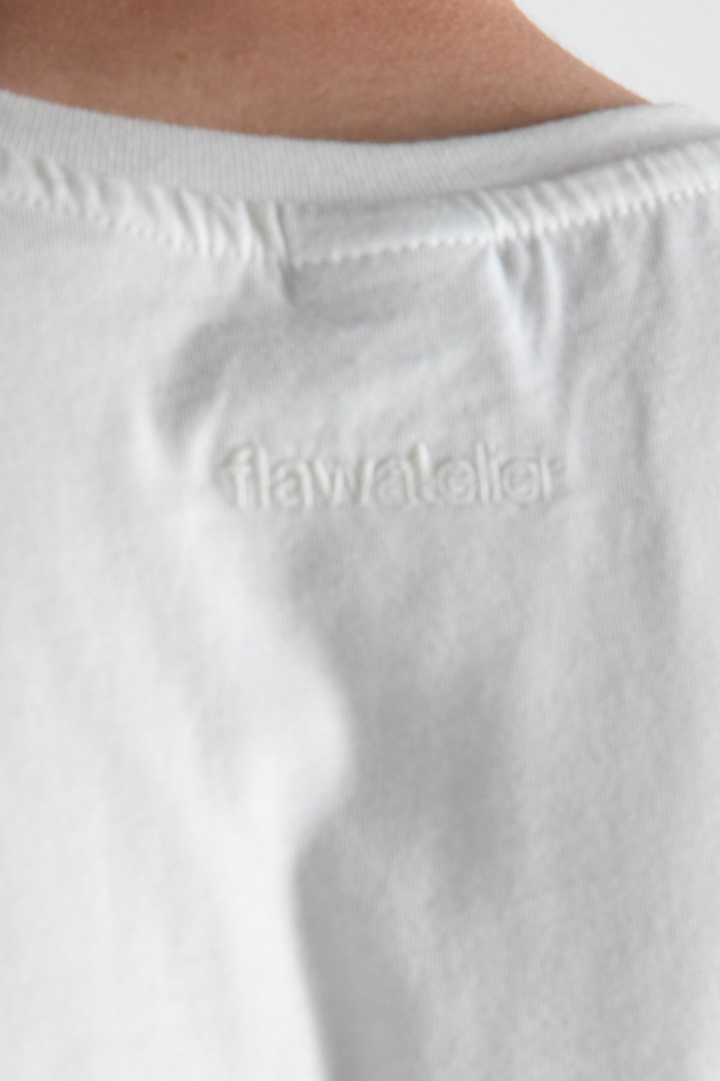 Basic Off-White Sleeveless Tank Top