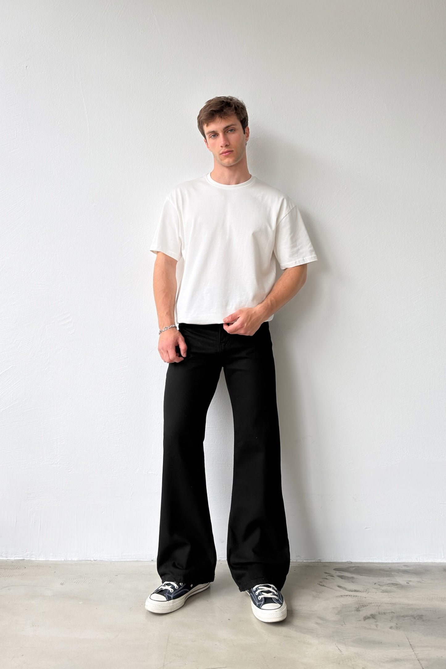 Basic Black Flare Jeans