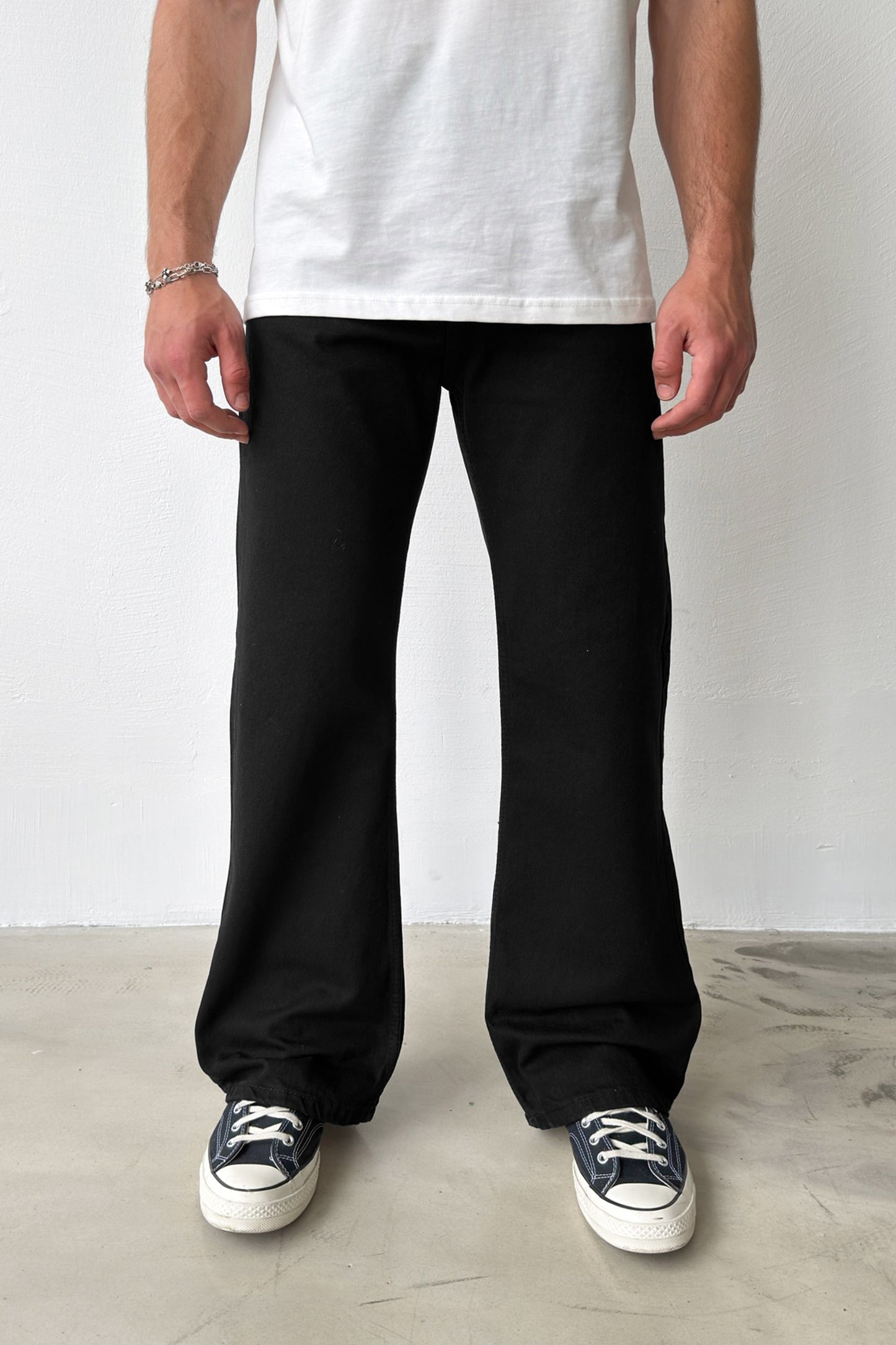 Basic Black Flare Jeans