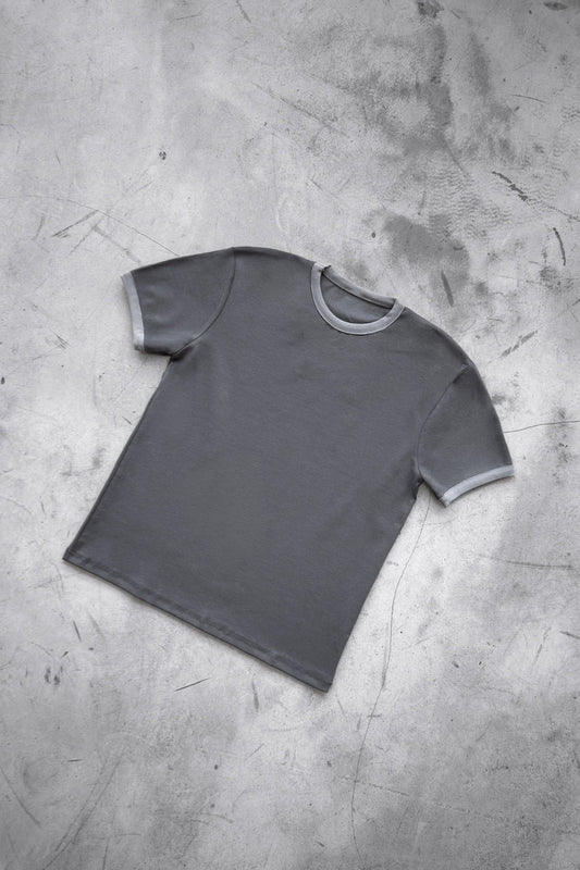 Basic Contrast Trim T-shirt