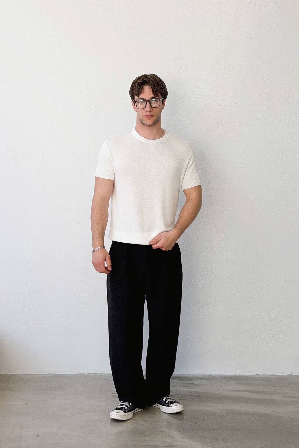 Basic Knitted T-shirt