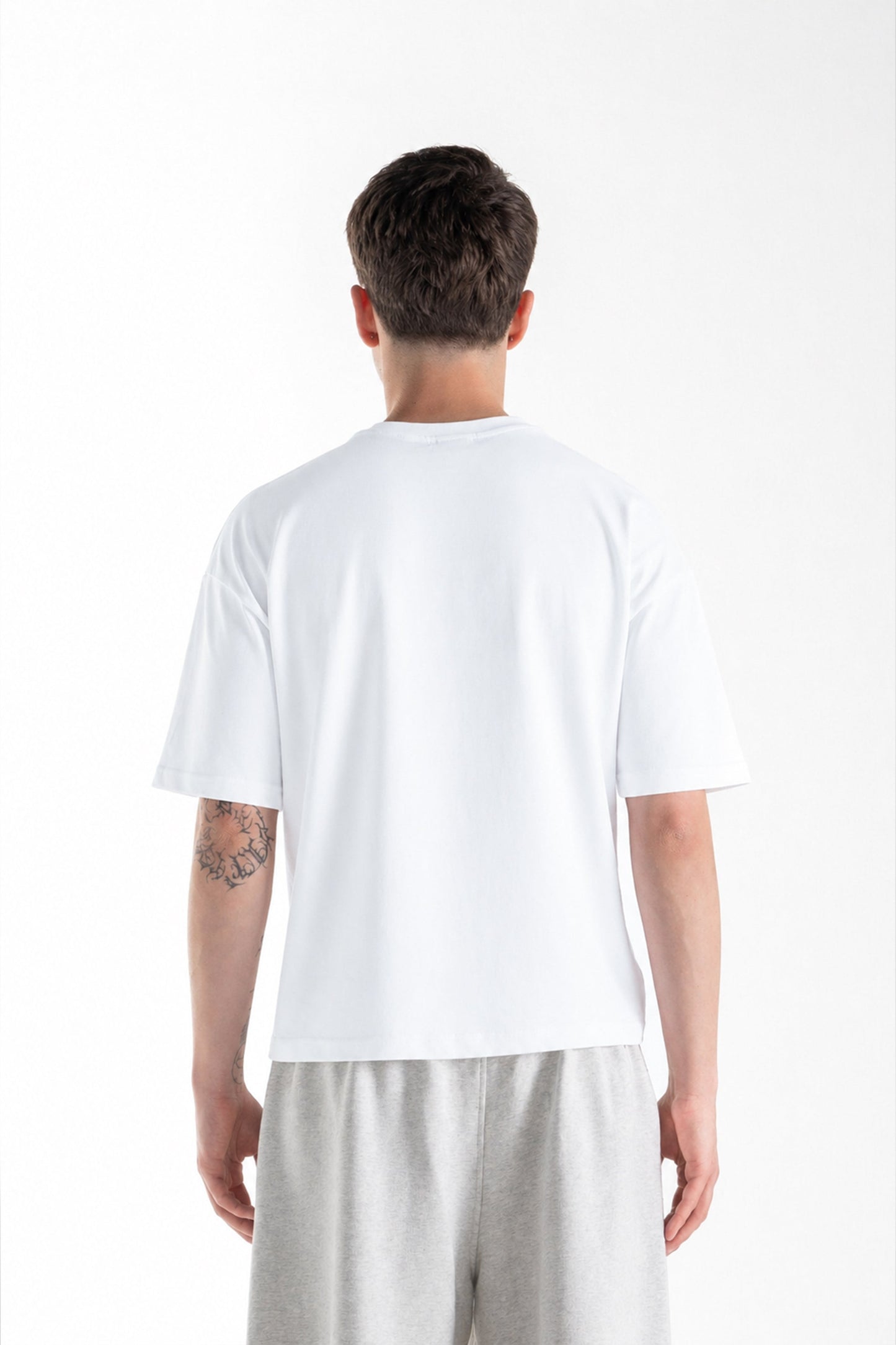 Basic Oversize Fit White T-shirt