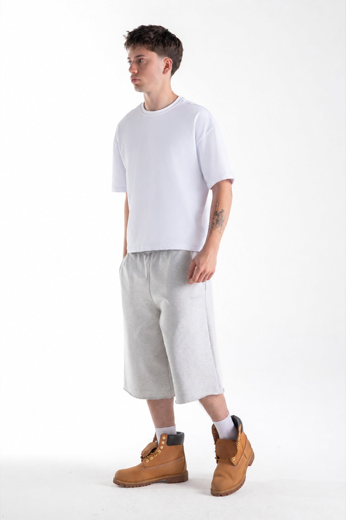 Basic Oversize Fit White T-shirt