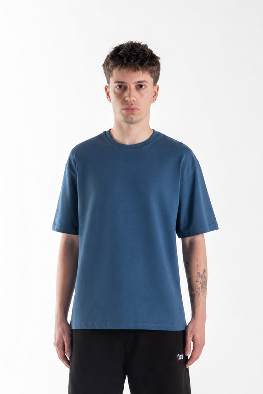 Basic Oversize Fit Indigo T-shirt