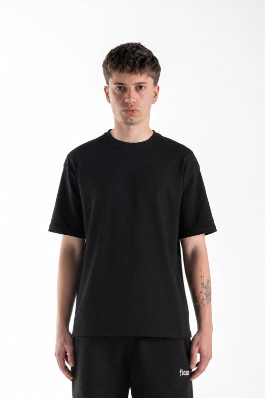 Basic Oversize Fit Black T-shirt