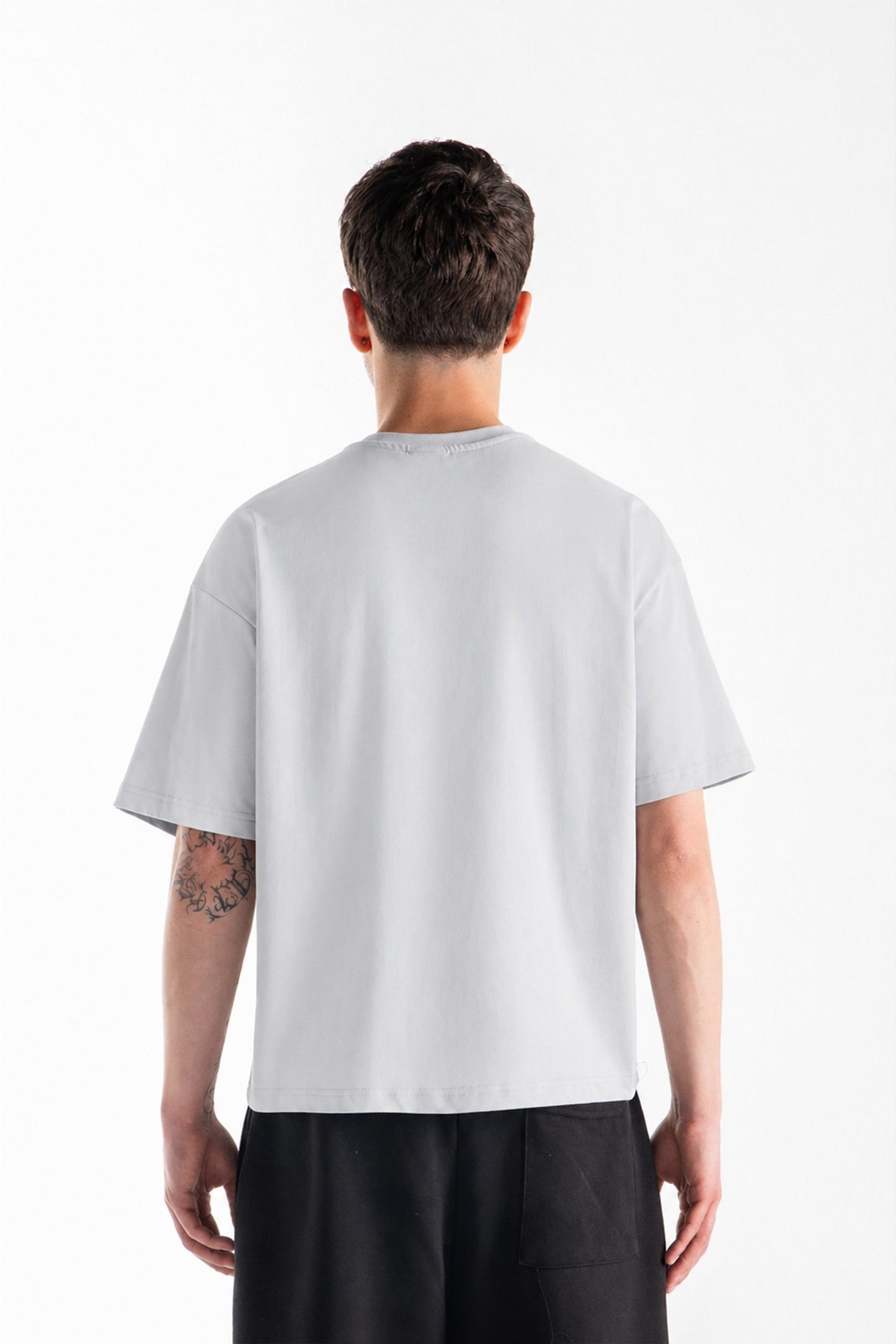Basic Oversize Fit Stone Color T-shirt