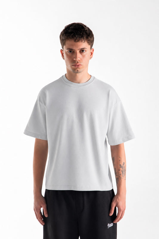 Basic Oversize Fit Stone Color T-shirt