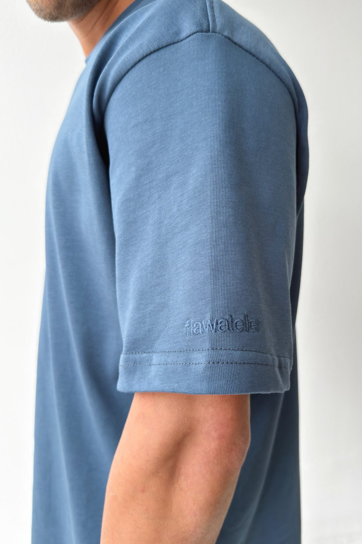 Basic Oversize Fit Indigo T-shirt