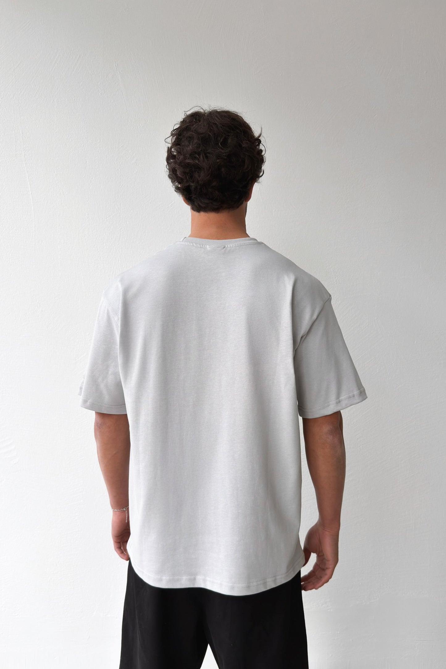 Basic Oversize Fit Stone Color T-shirt
