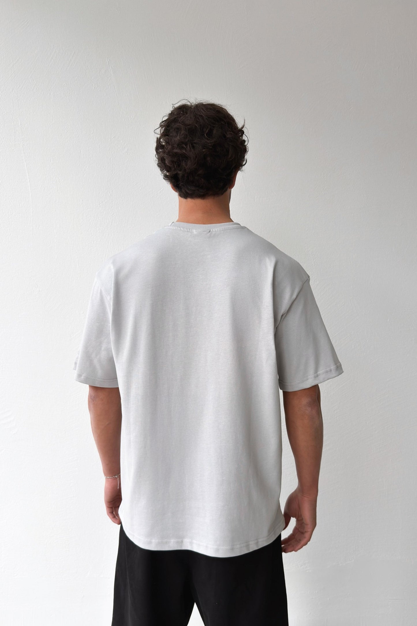 Basic Oversize Fit Stone Color T-shirt