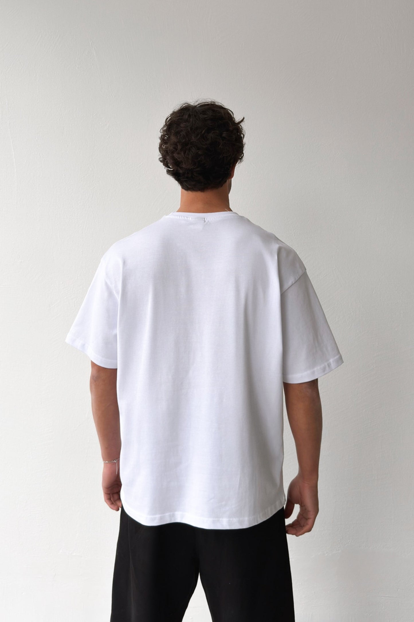 Basic Oversize Fit White T-shirt