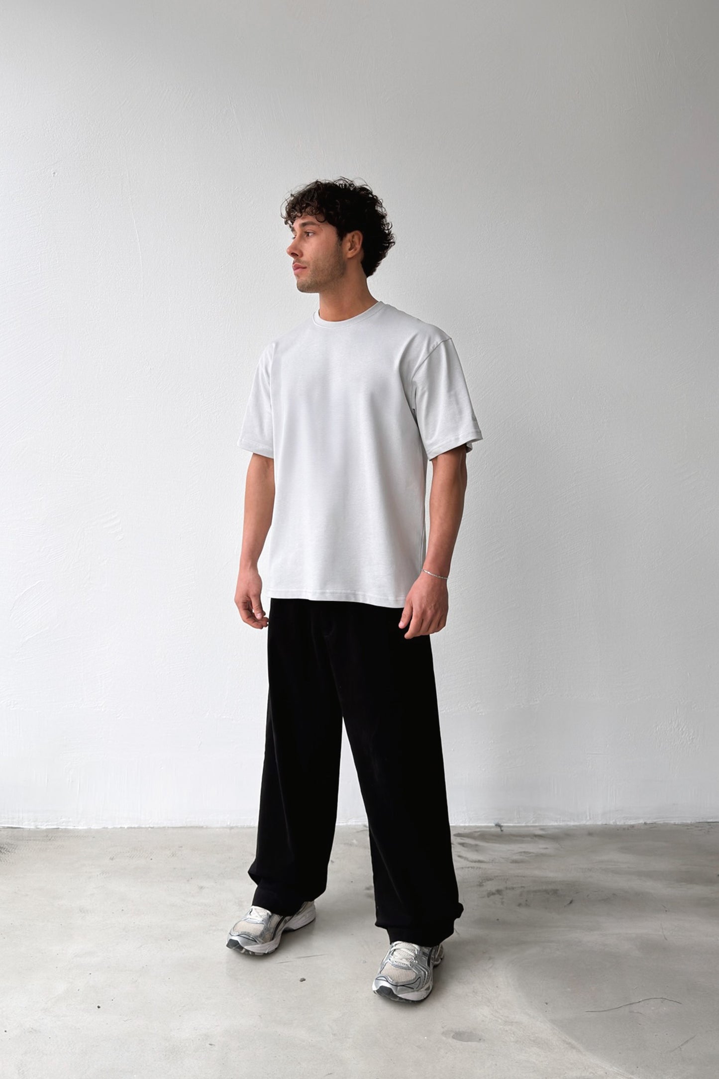 Basic Oversize Fit Stone Color T-shirt