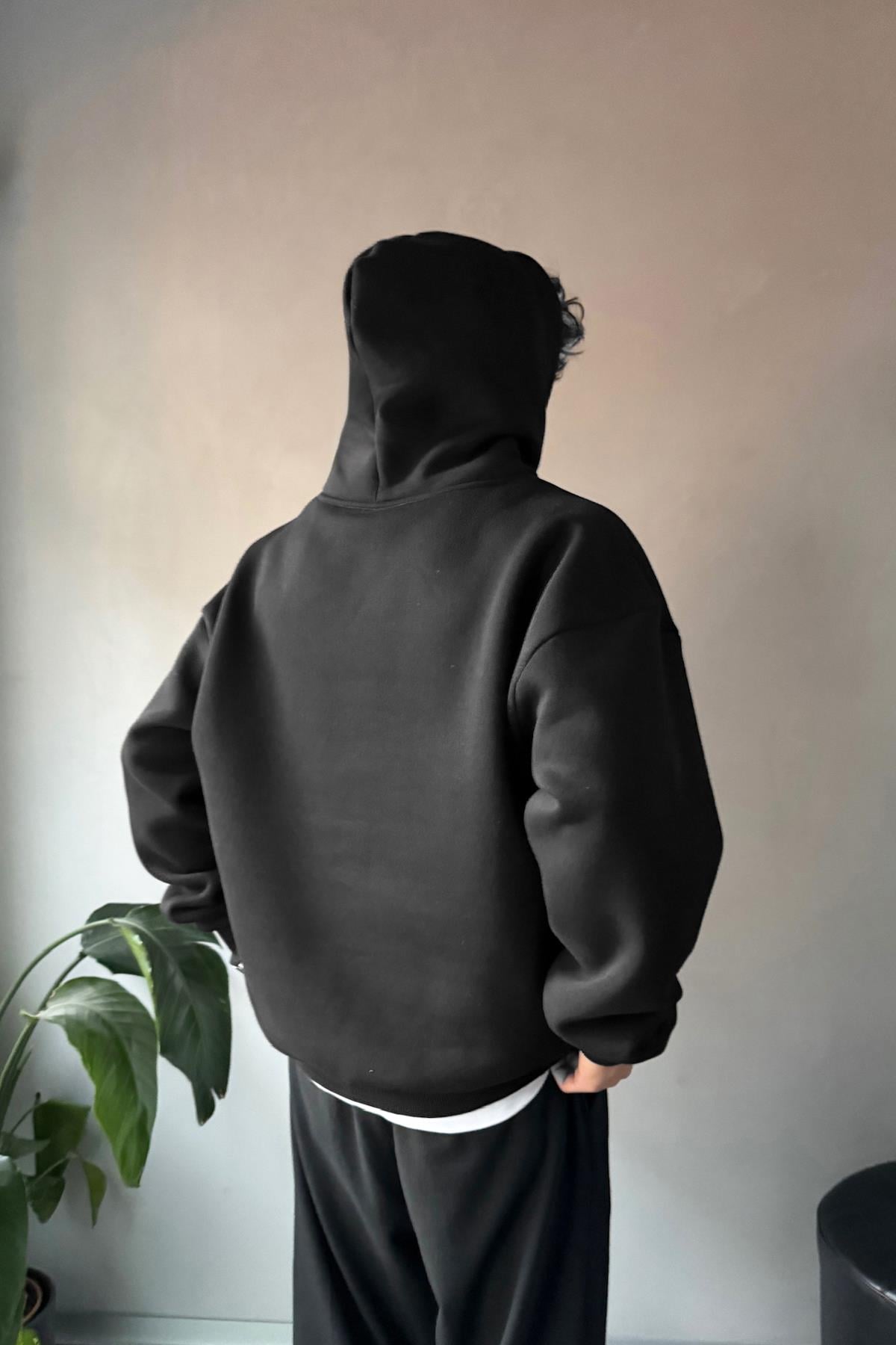 Basic Oversize Hoodie Black