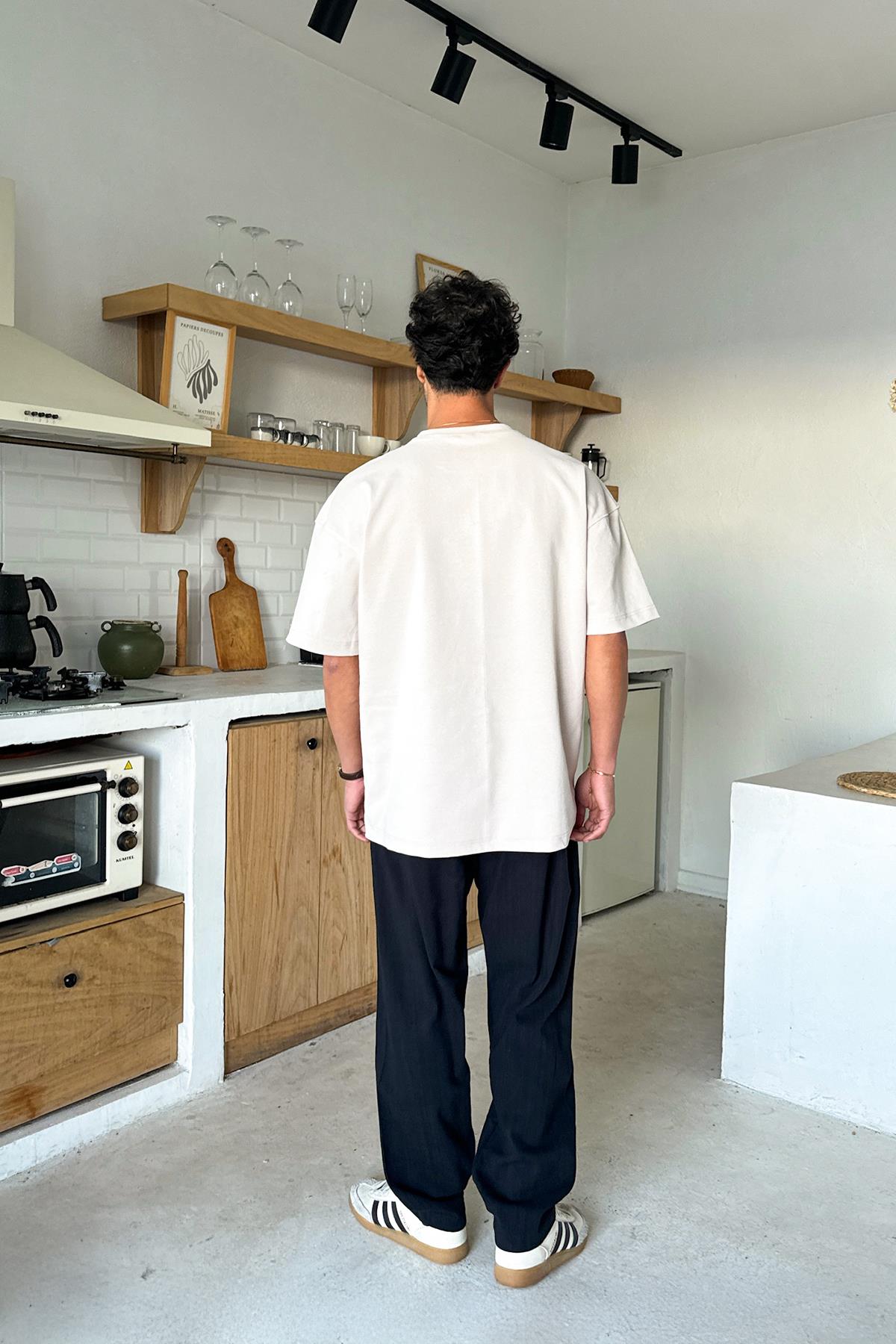 Basic Oversize T-Shirt, Stone Color