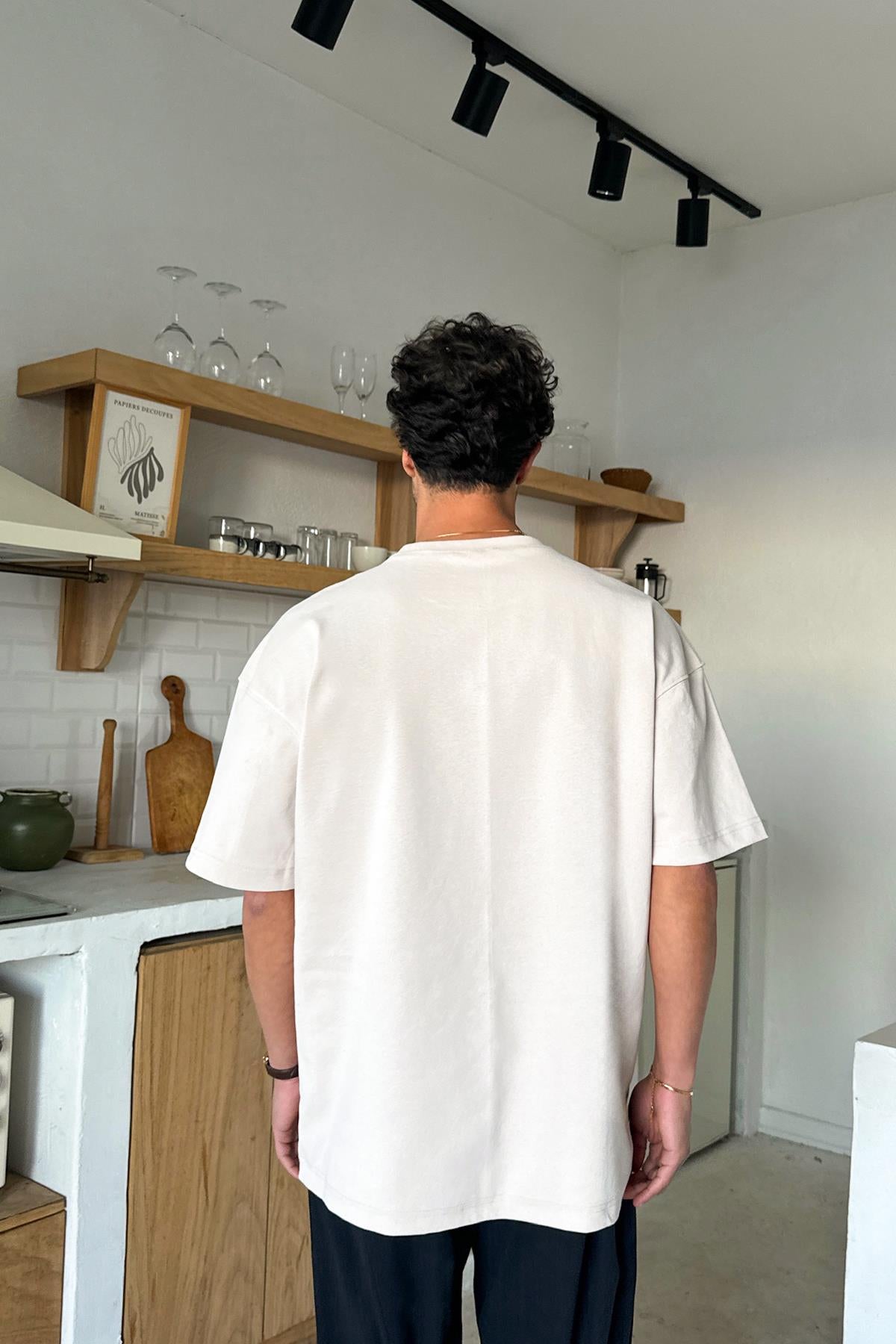 Basic Oversize T-Shirt, Stone Color