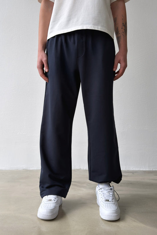 Basic Paça Stopper Navy Blue Sweatpants