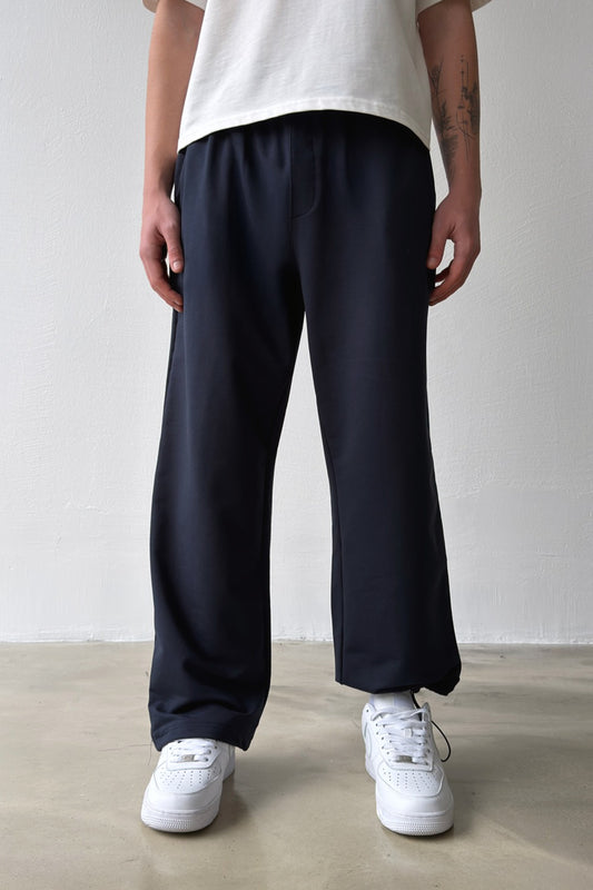 Basic Paça Stopper Navy Blue Sweatpants
