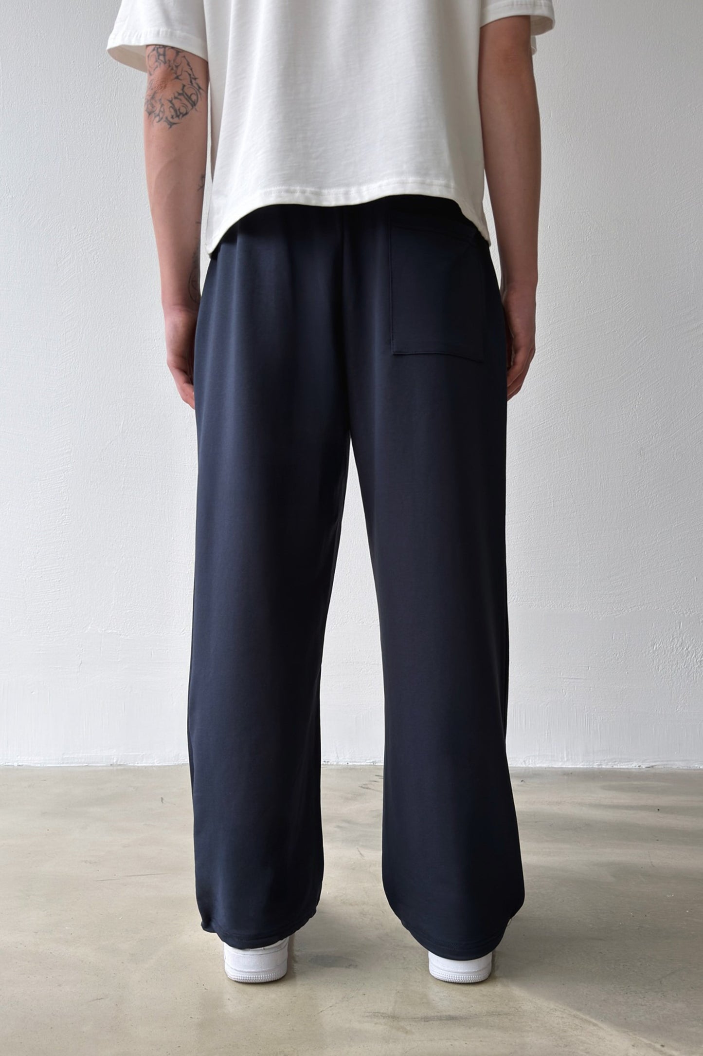 Basic Paça Stopper Navy Blue Sweatpants