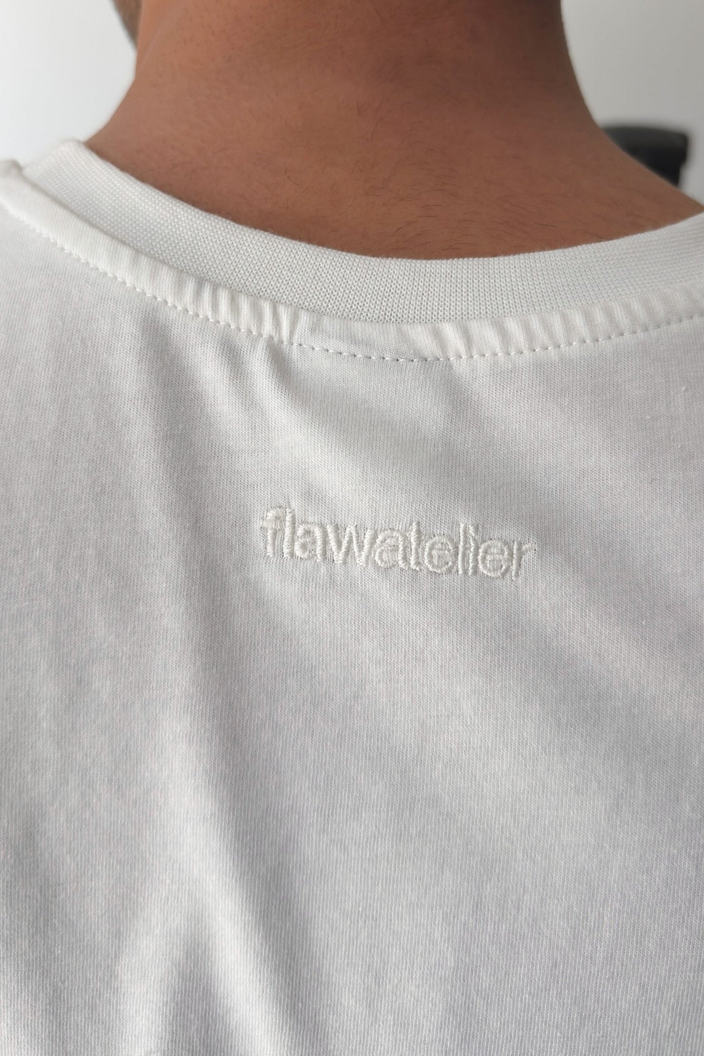Basic Off-White Sleeveless Tank Top