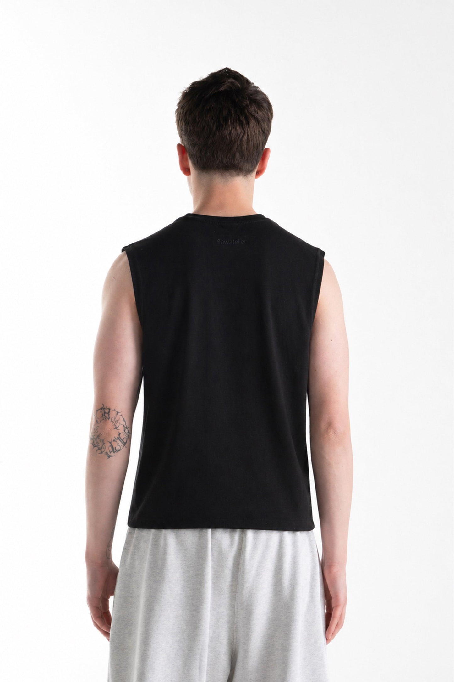Basic Black Sleeveless Tank Top