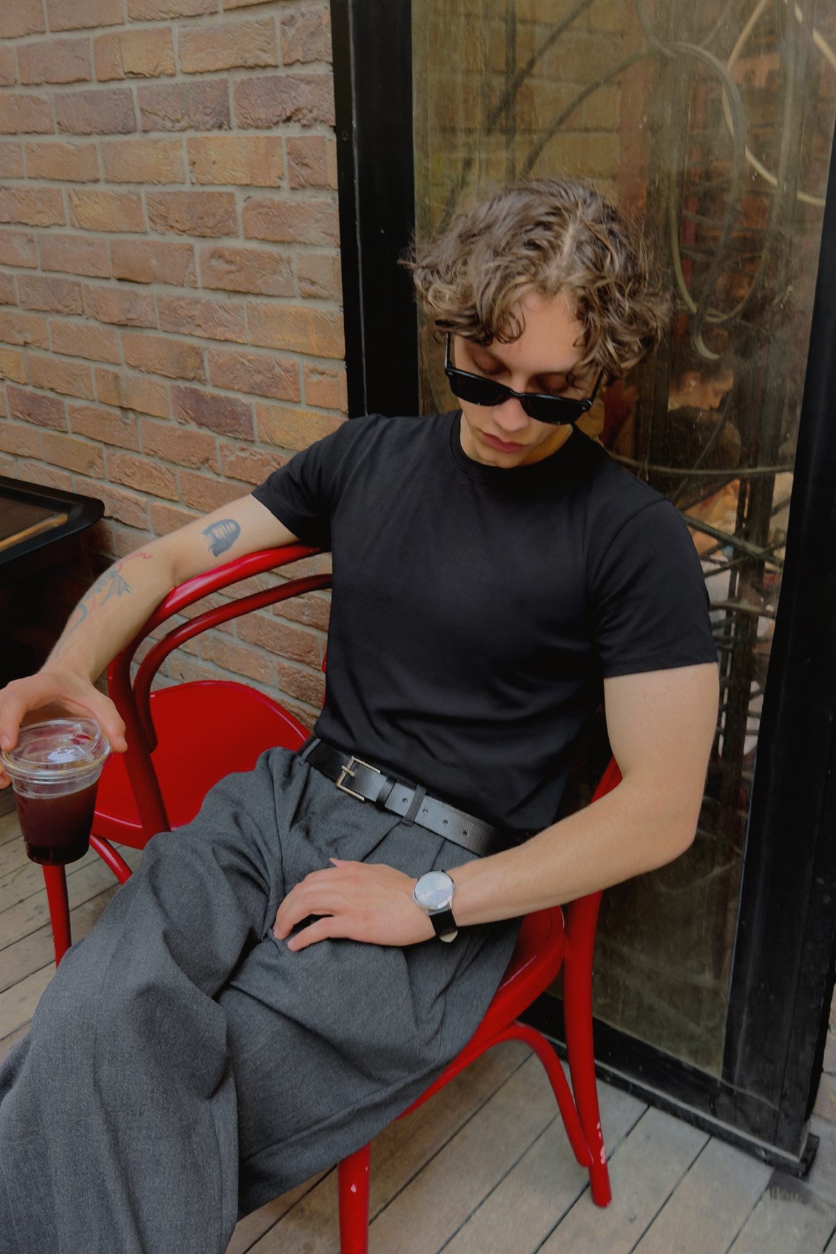 Basic Slim Fit Black T-shirt