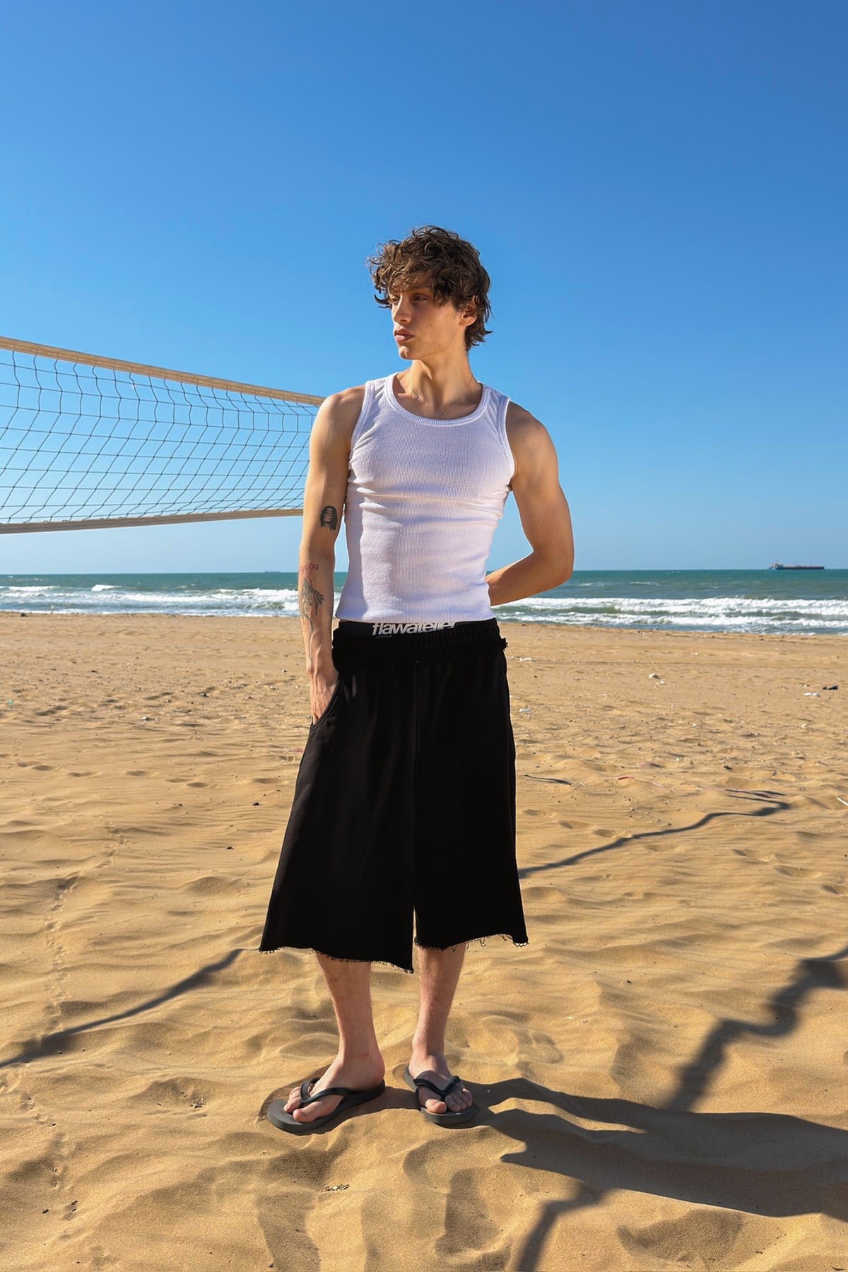 Basic Tank Top White Athletic Shirt